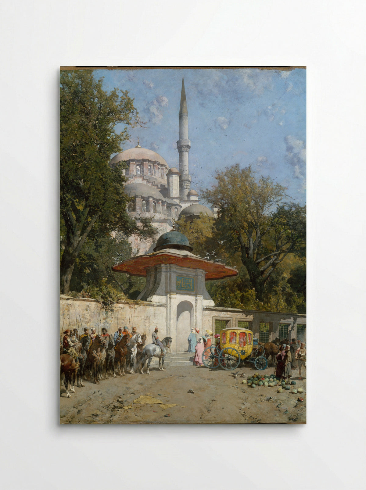 A Mosque - Alberto Pasini - Poster