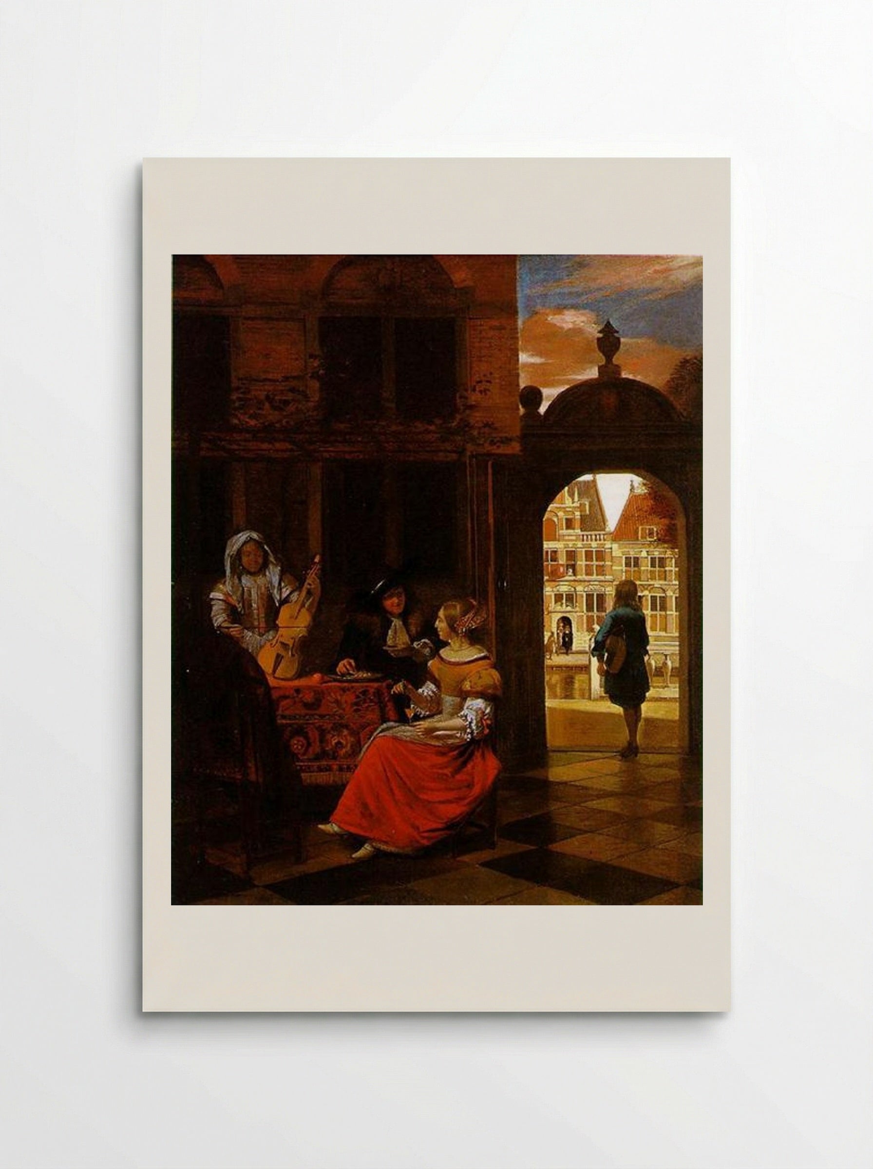 A Musical Party - Pieter de Hooch - Poster