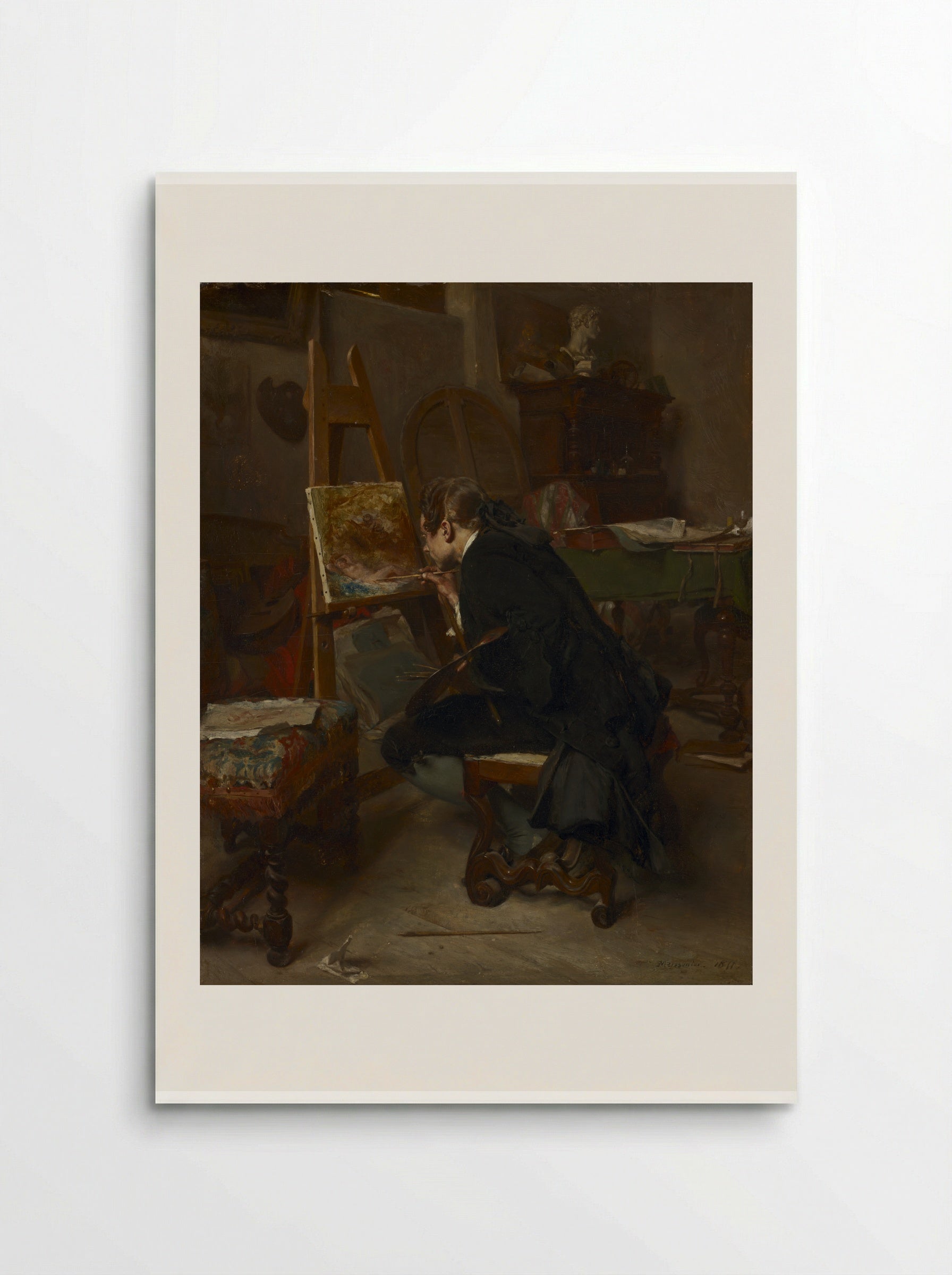 A Painter - Ernest Meissonier - Poster