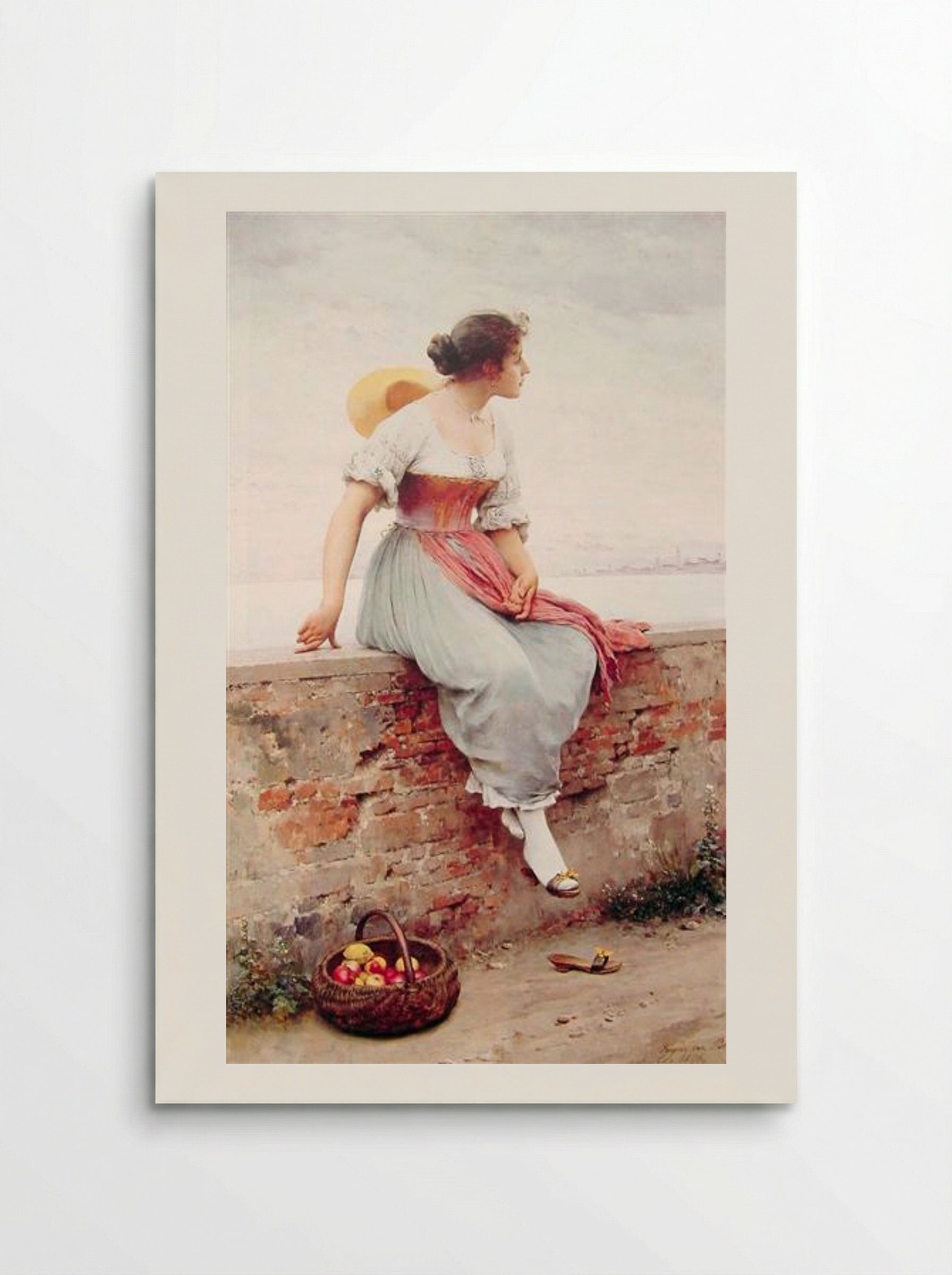 A Pensive Moment - Eugene de Blaas - Poster
