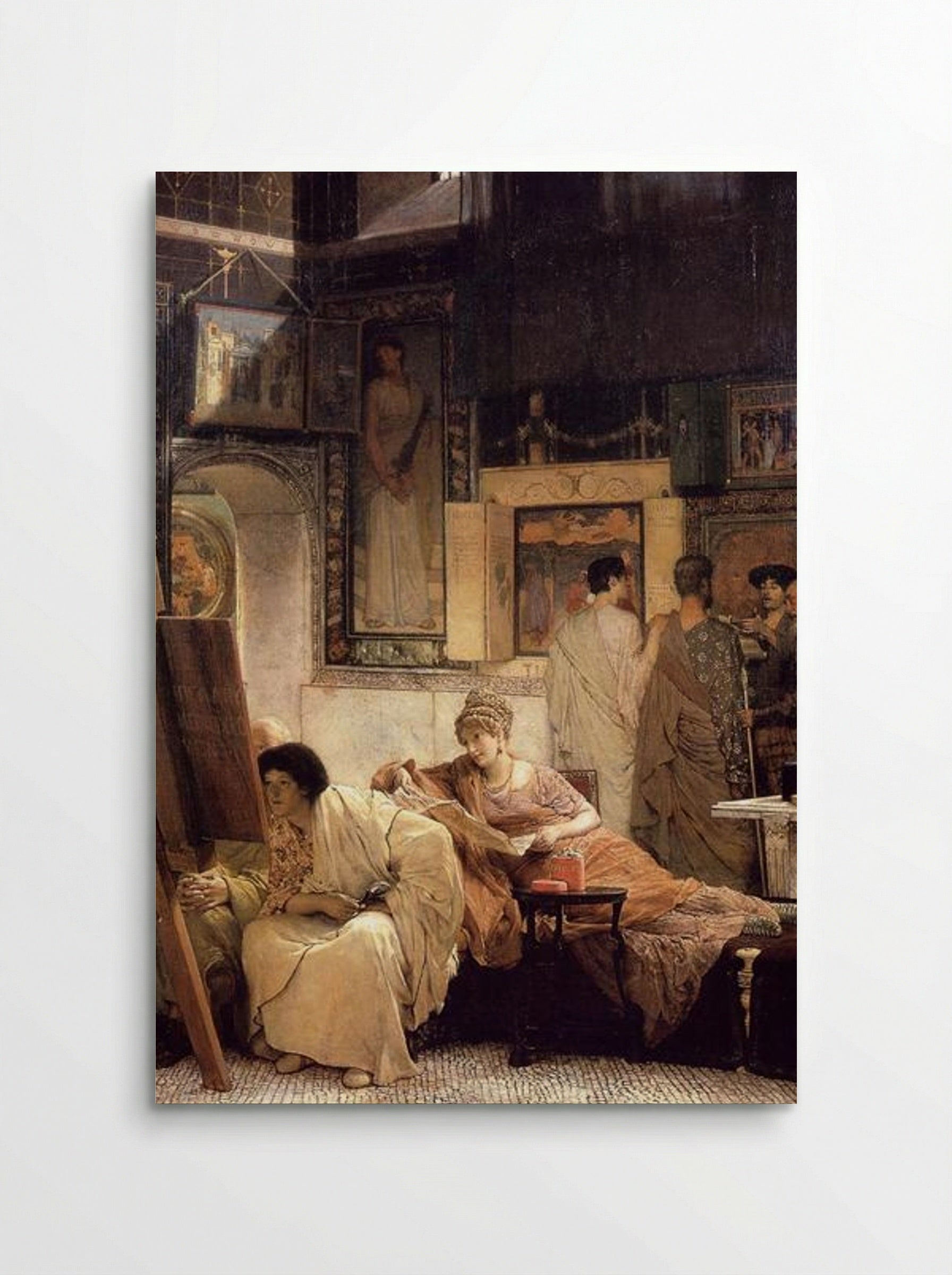 A Picture Gallery - Sir Lawrence Alma-Tadema - Poster