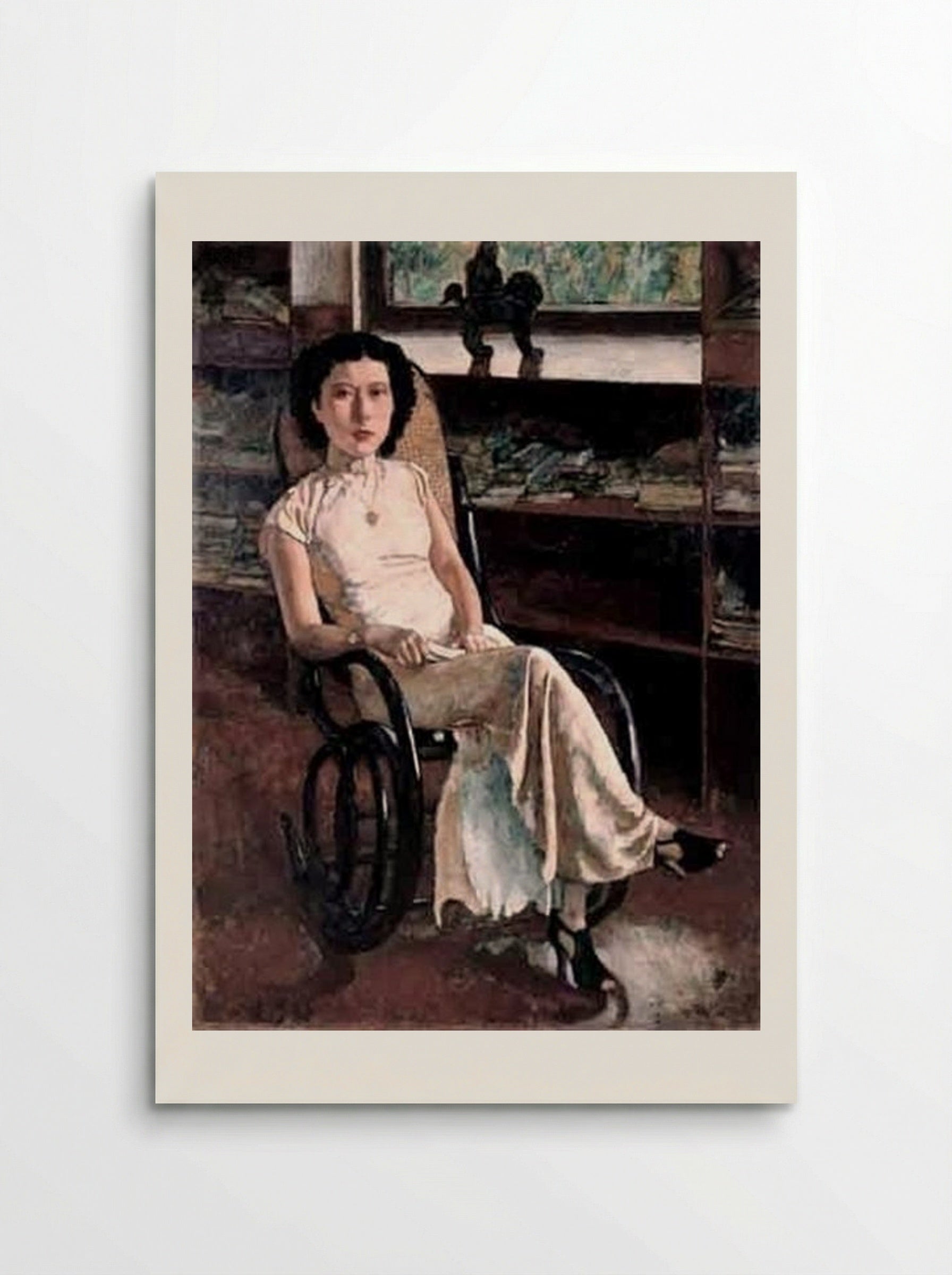 A Portrait of Miss Jenny - Xu Beihong - Poster