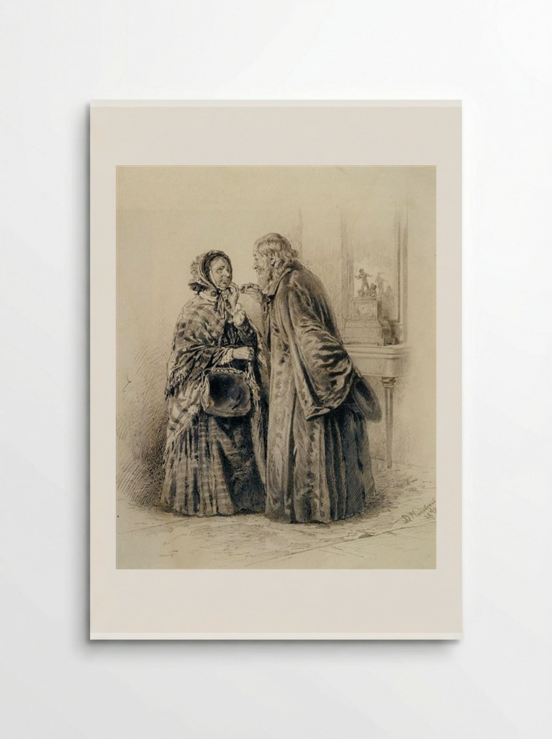 A Private Conversation - Vladimir Makovsky - Poster