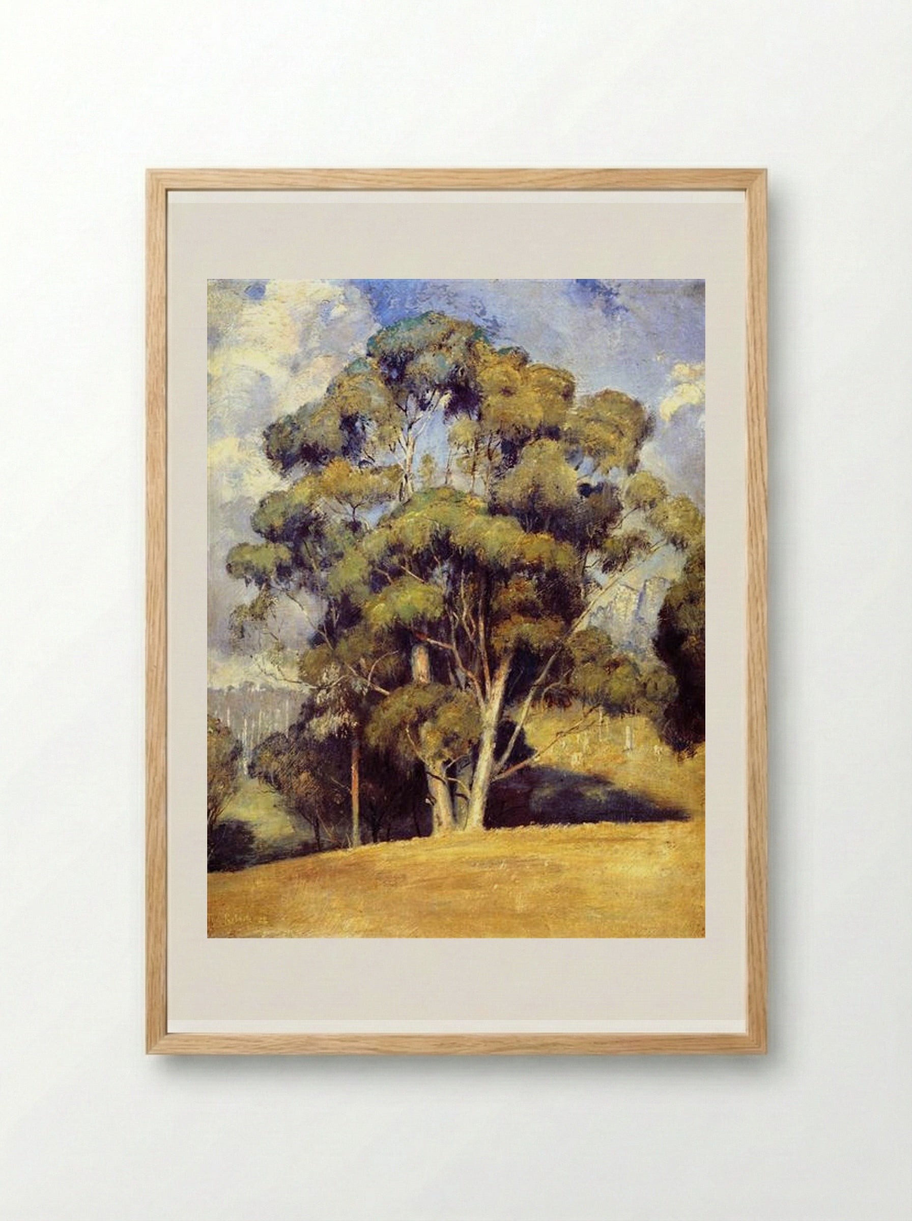 A Queen of Gums - Tom Roberts - Framed Print Wood