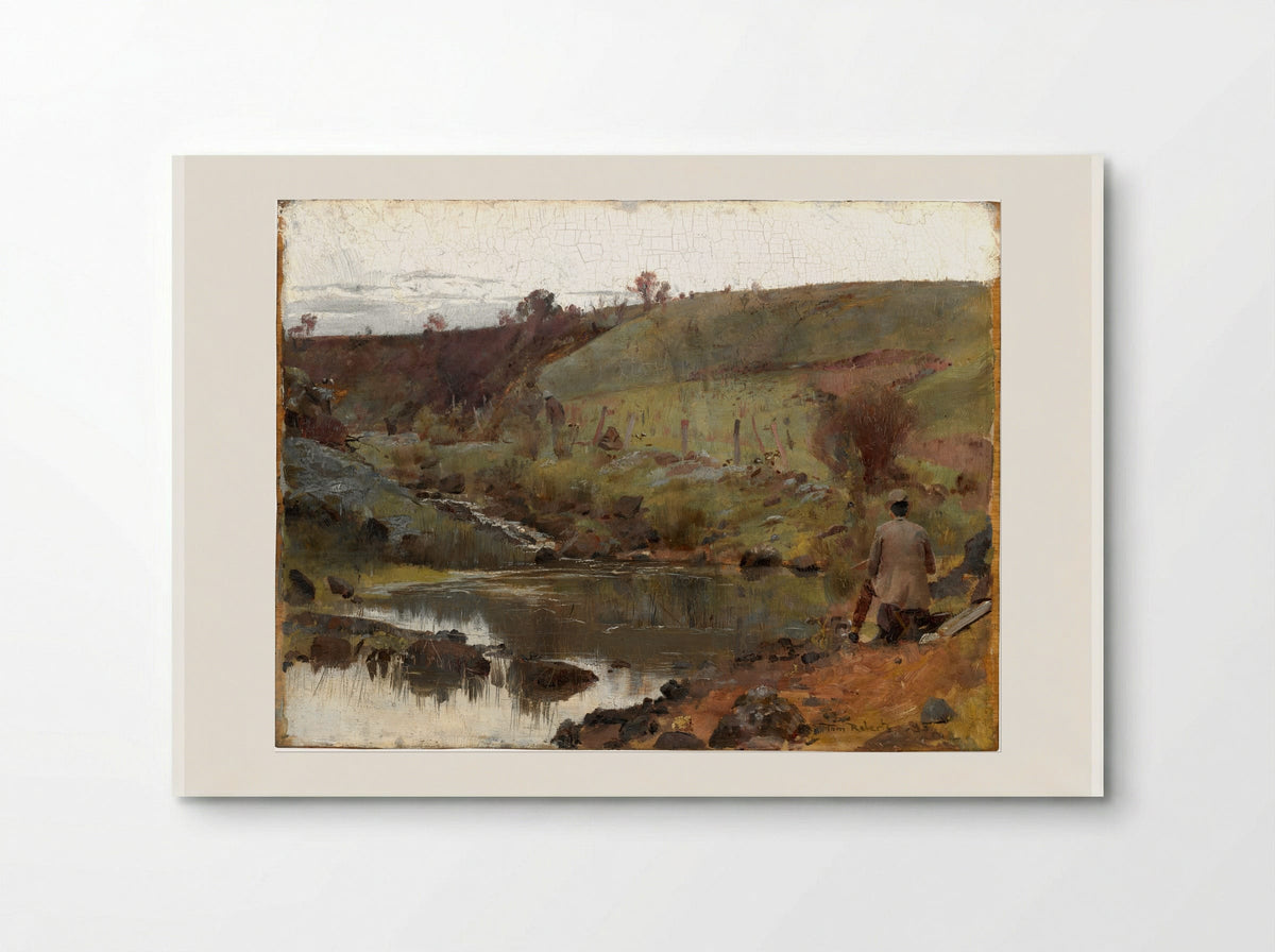 A Quiet Day on the Darebin Creek - Tom Roberts - Poster