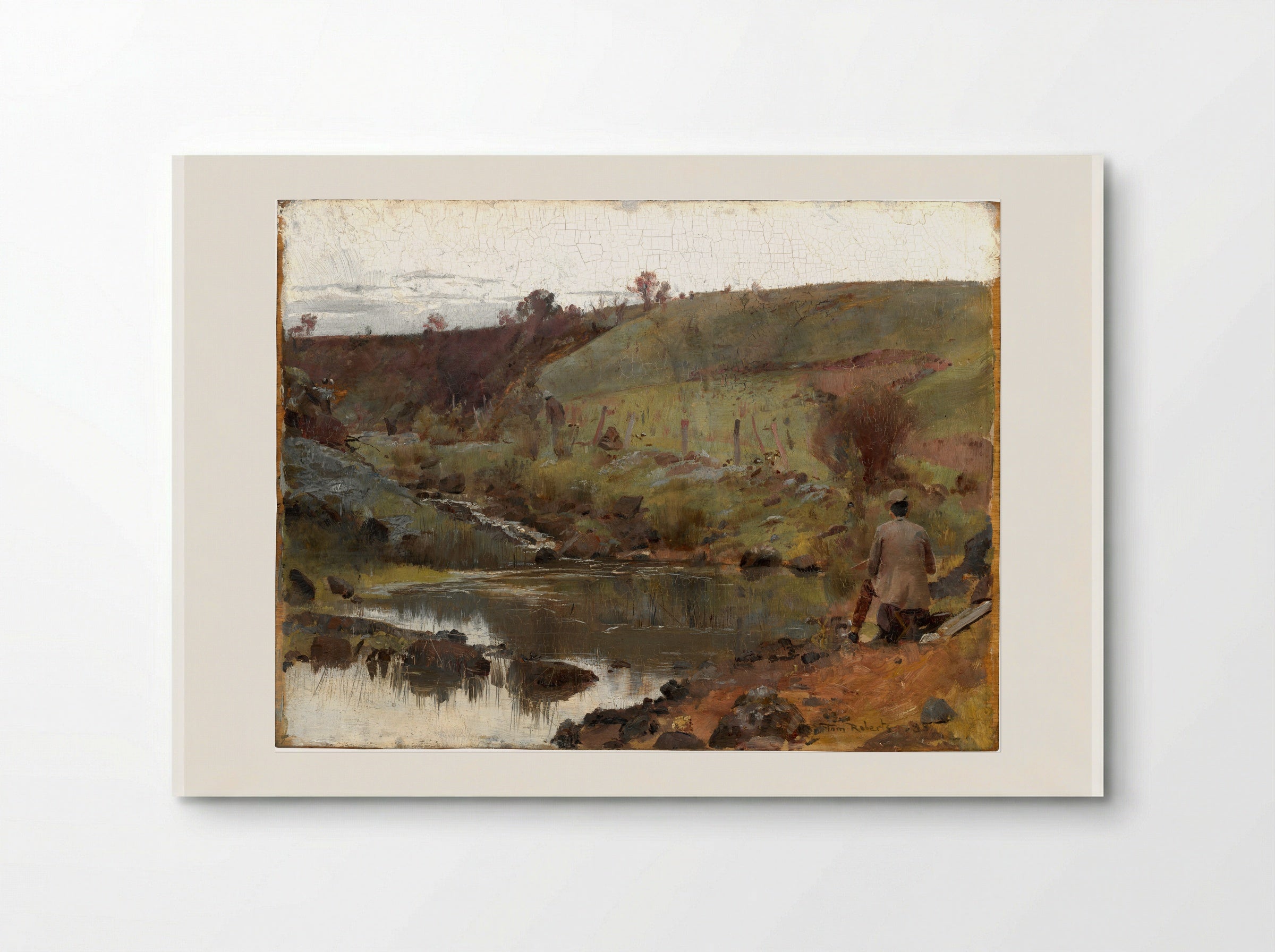 A Quiet Day on the Darebin Creek - Tom Roberts - Poster