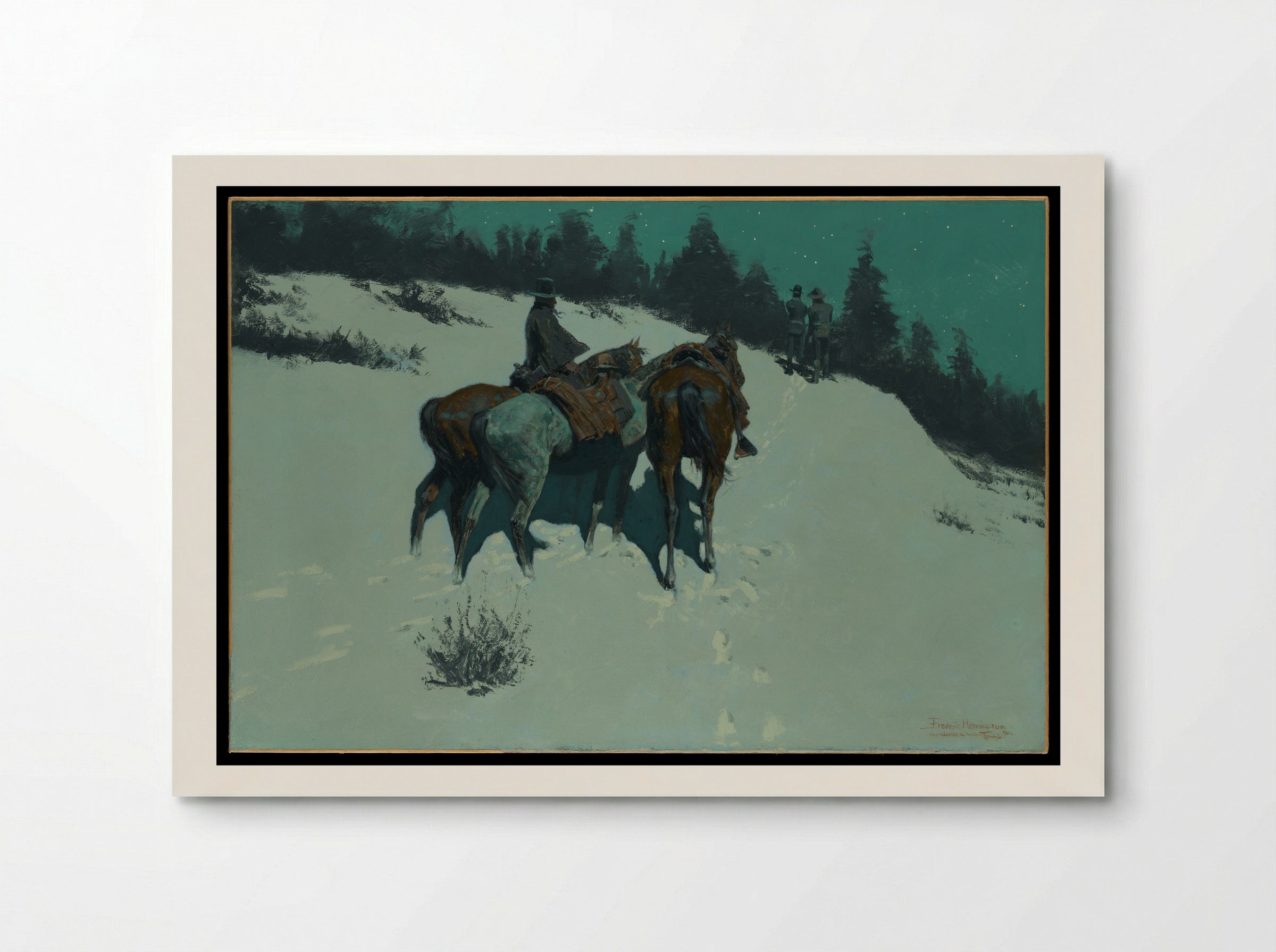A Reconnaissance - Frederic Remington - Poster