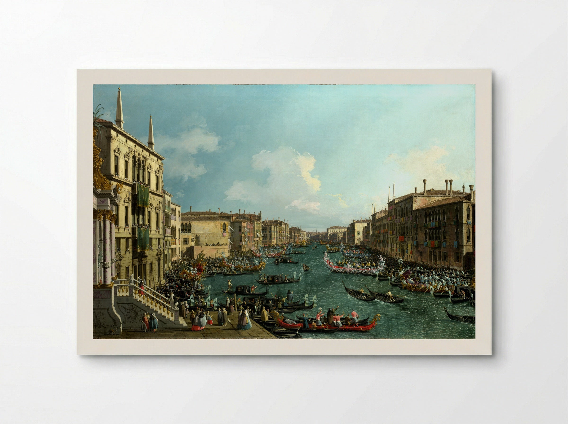 A Regatta on the Grand Canal - Canaletto - Poster