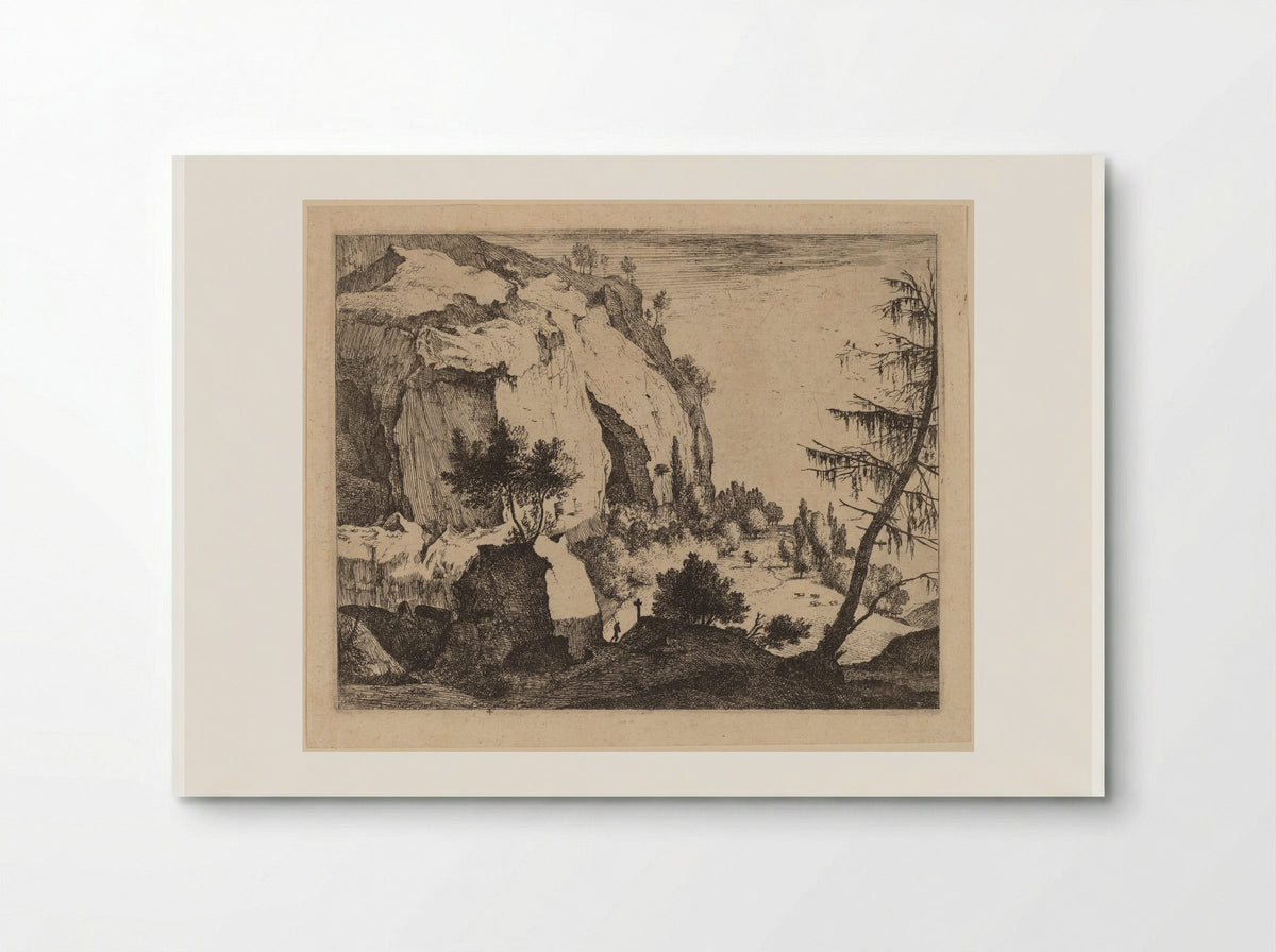 A Rocky Landscape - Roelant Roghman - Poster