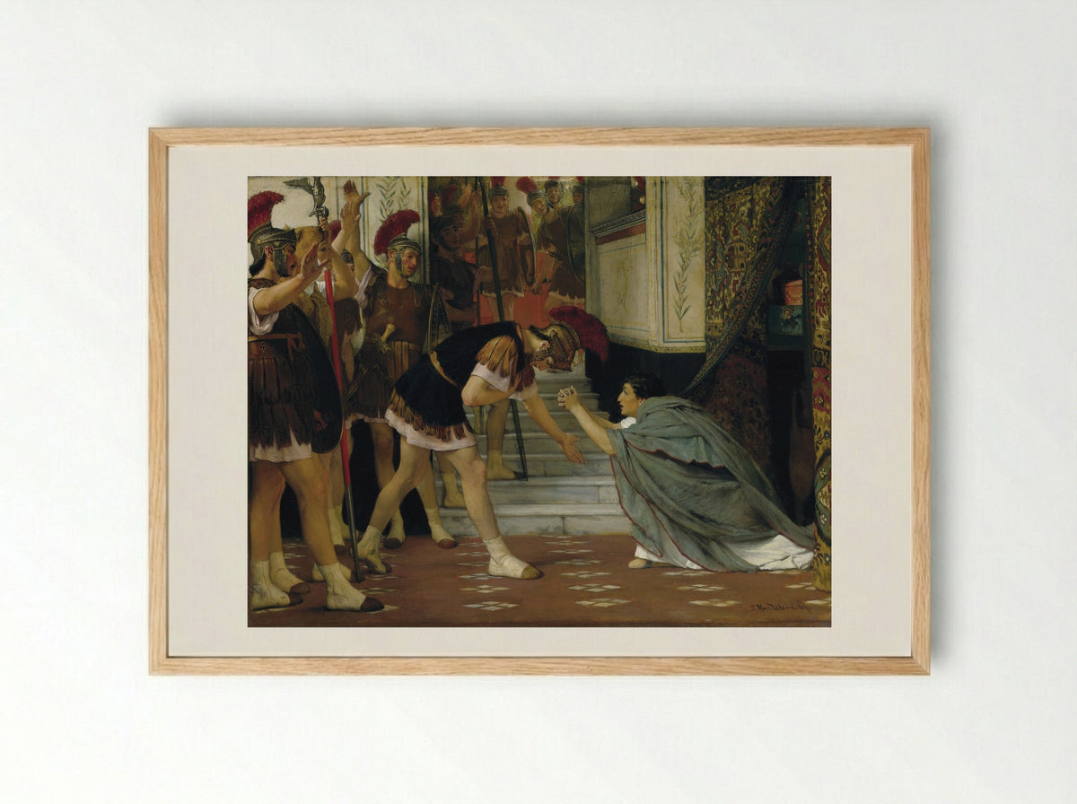 A Roman Emperor - Sir Lawrence Alma-Tadema - Framed Print Wood