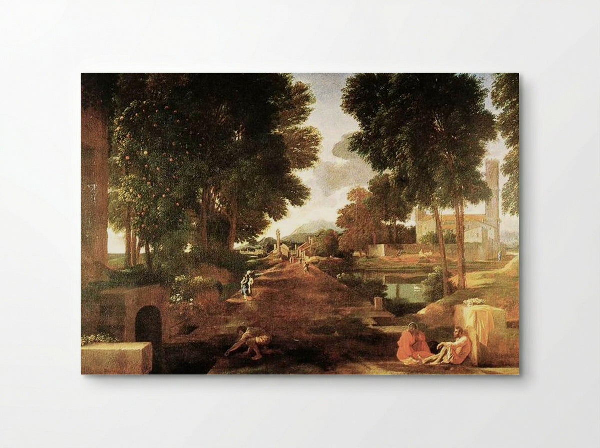 A Roman Road - Nicolas Poussin - Poster