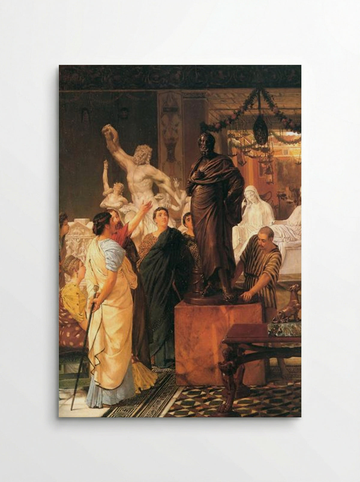 A Sculpture Gallery - Sir Lawrence Alma-Tadema - Poster