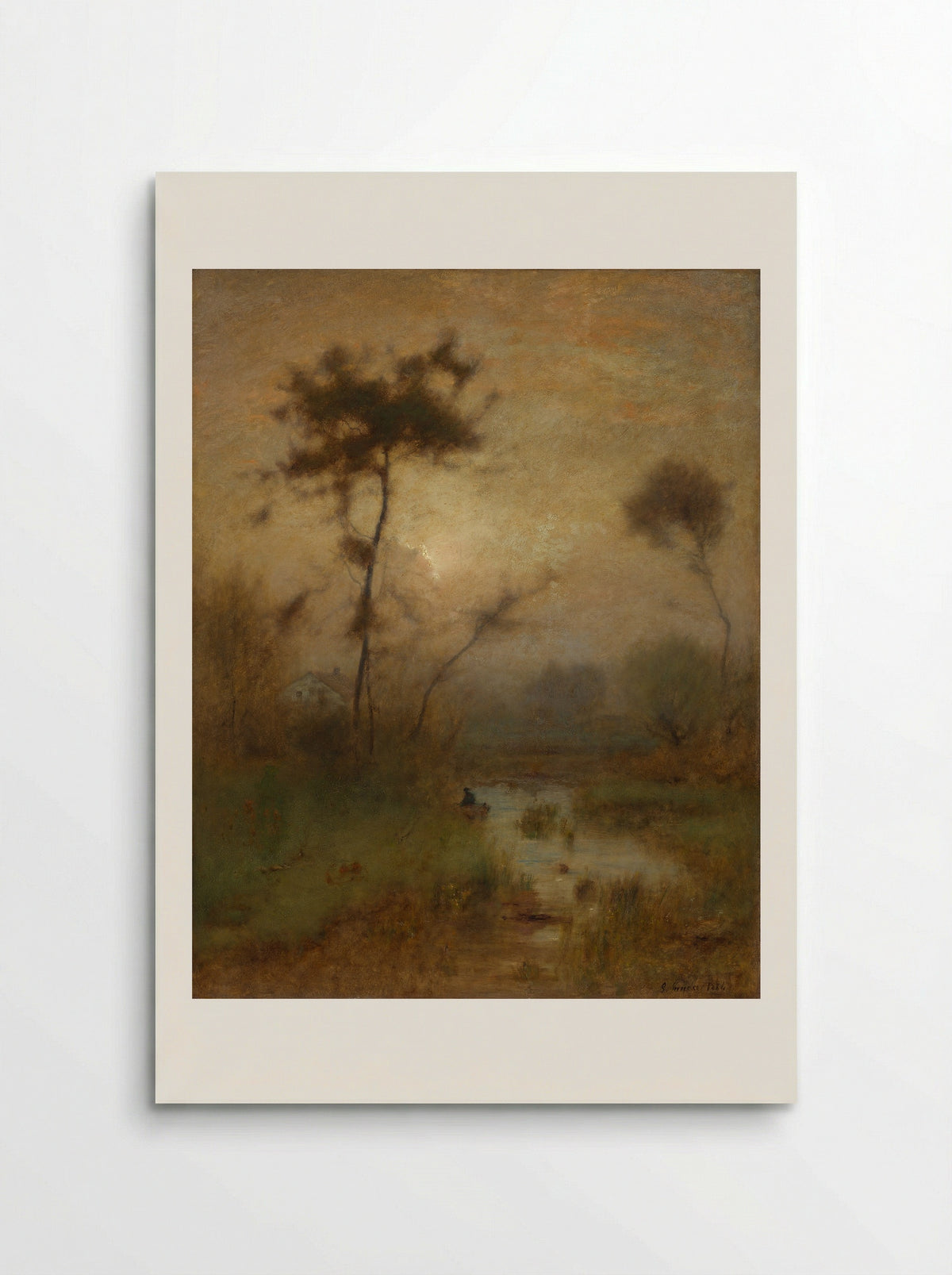 A Silver Morning - George Inness - Poster
