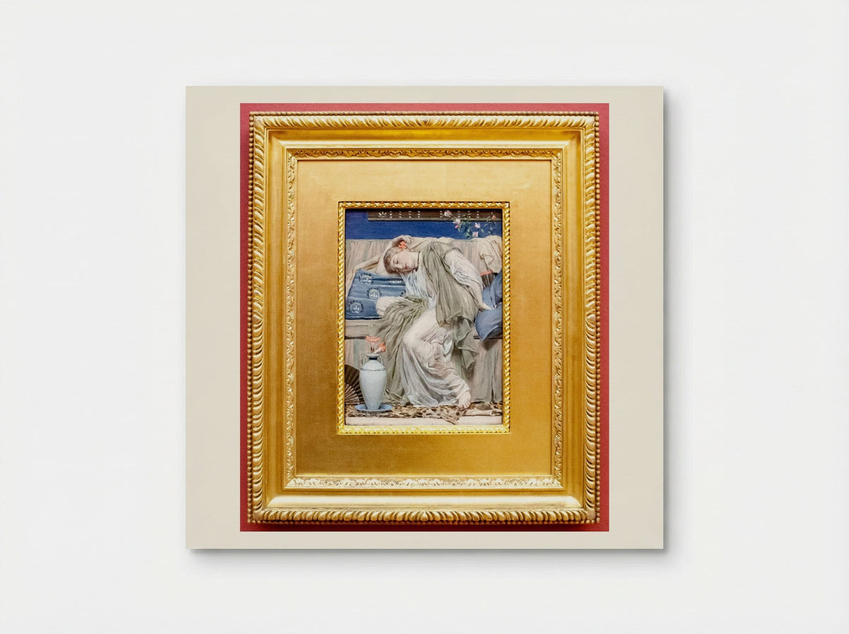 A Sleeping Girl - Albert Joseph Moore - Poster