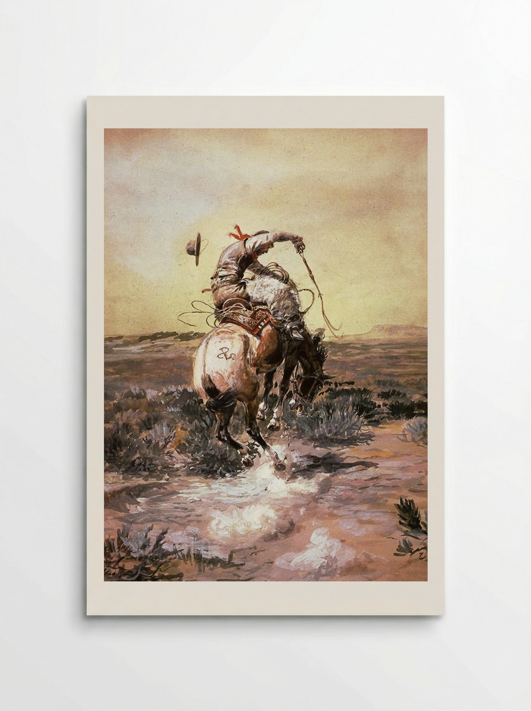 A Slick Rider - Charles M. Russell - Poster