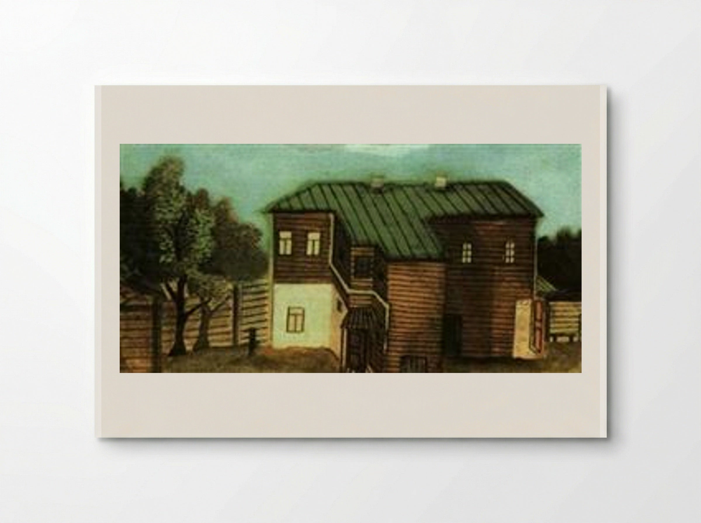 A Small House in Moscow - Pavel Filonov - Poster