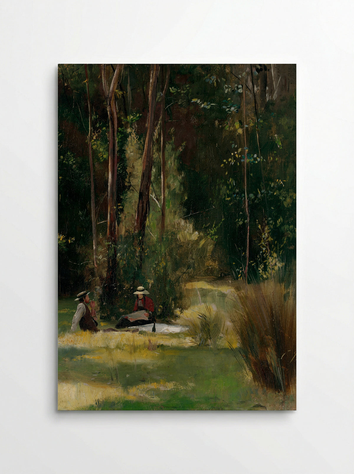 A Sunday Afternoon Picnic at Box Hill - Tom Roberts - Poster