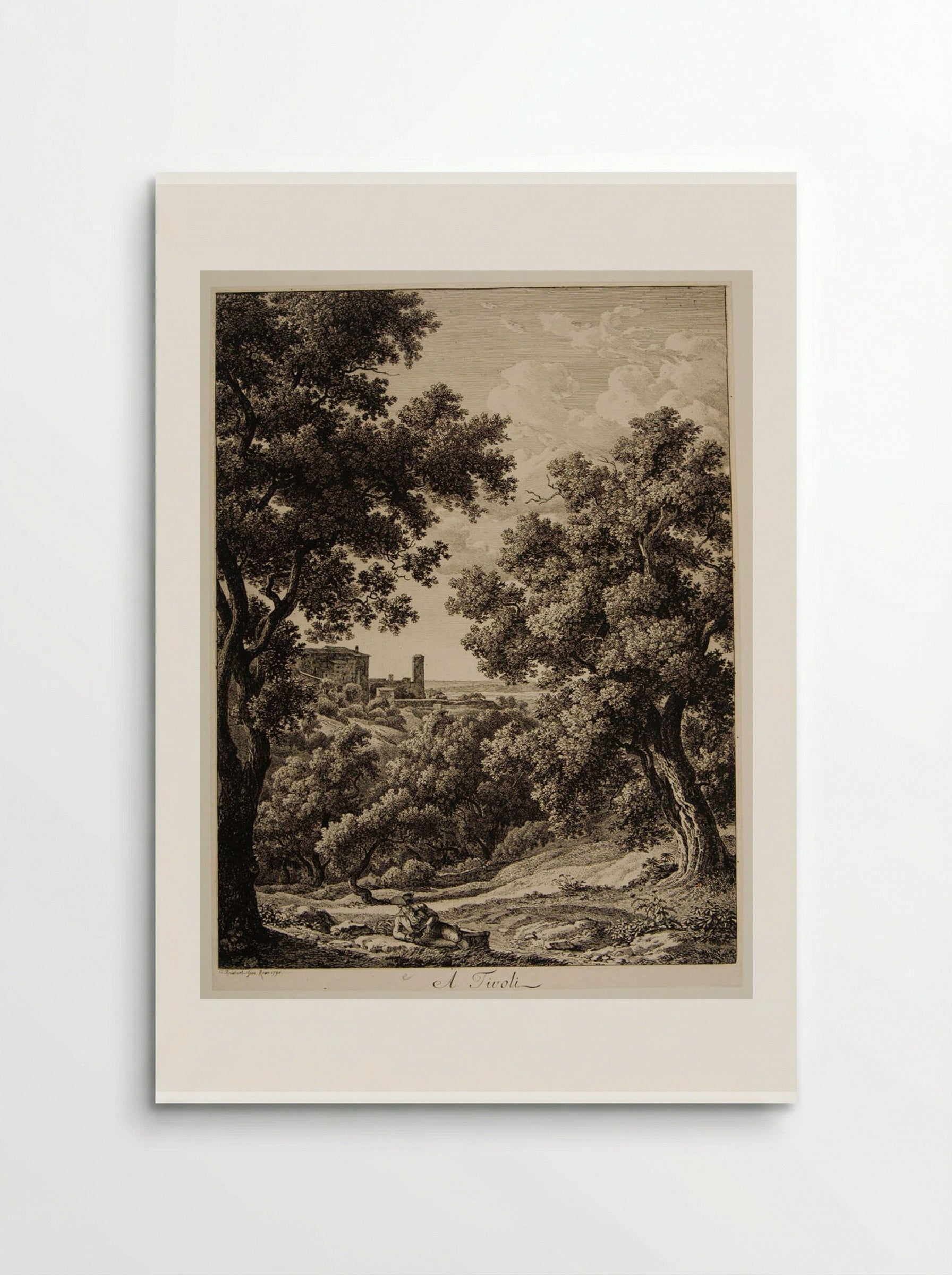 A Tivoli - Johann Christian Reinhart - Poster