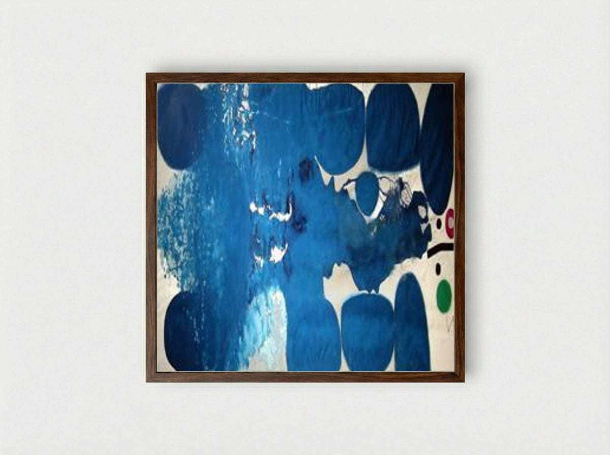 A Tree Full of Birds 2 - Victor Pasmore - Framed Print Dark Wood