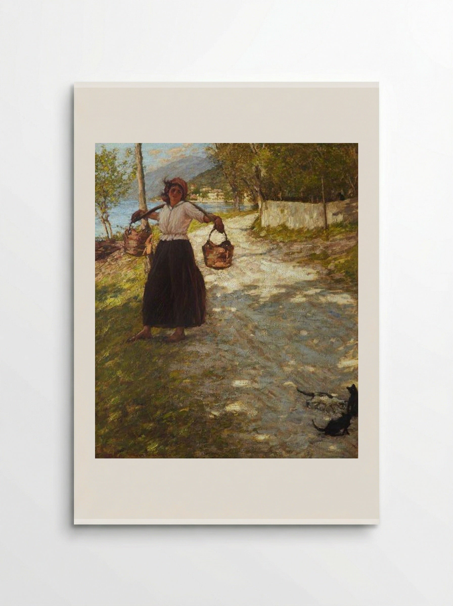 A Veronese Road - Henry Herbert La Thangue - Poster