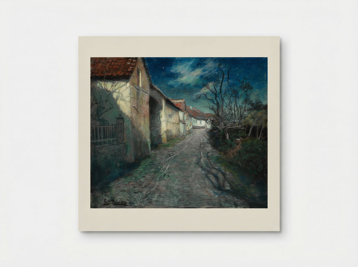A Village Street in France - Frits Thaulow - Poster