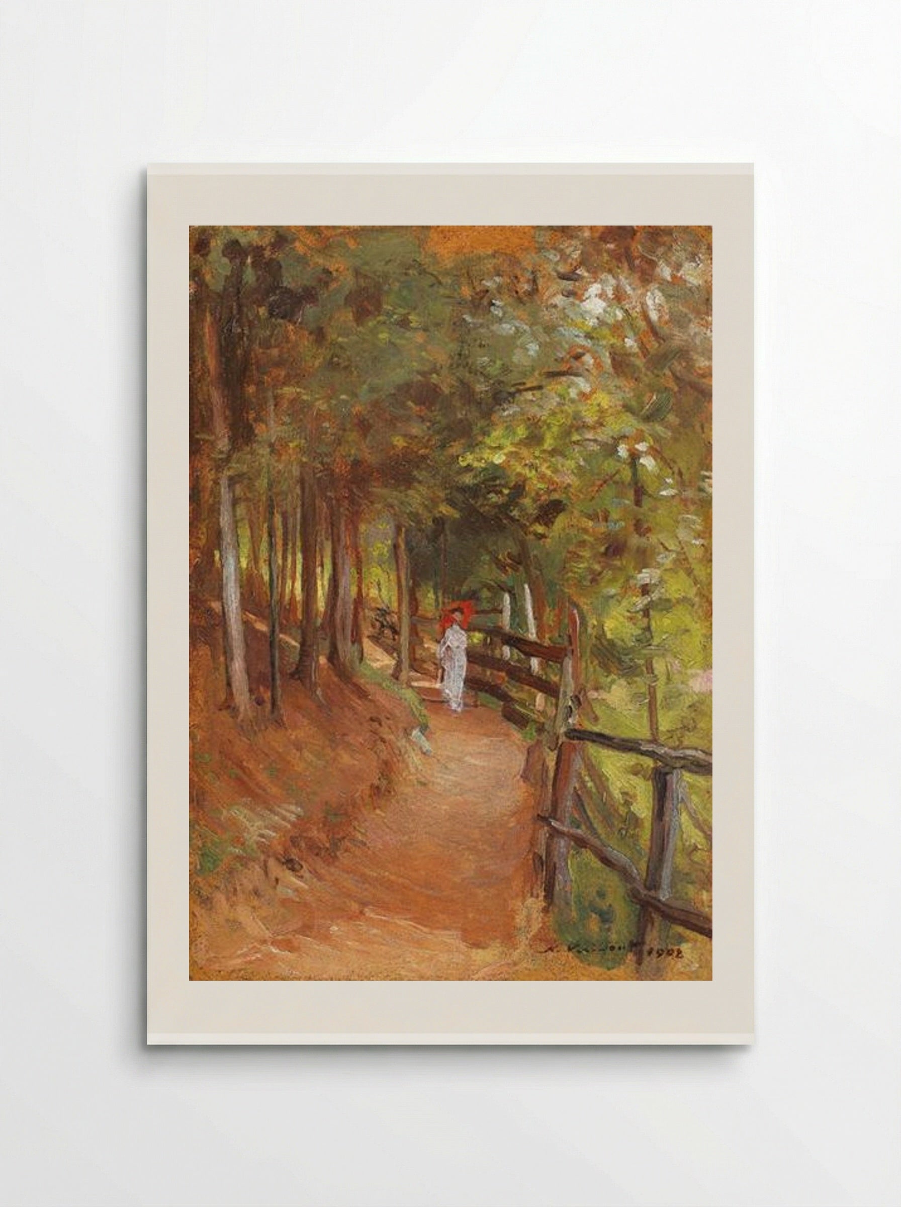 A Walk Through Sinaia Forest - Nicolae Vermont - Poster