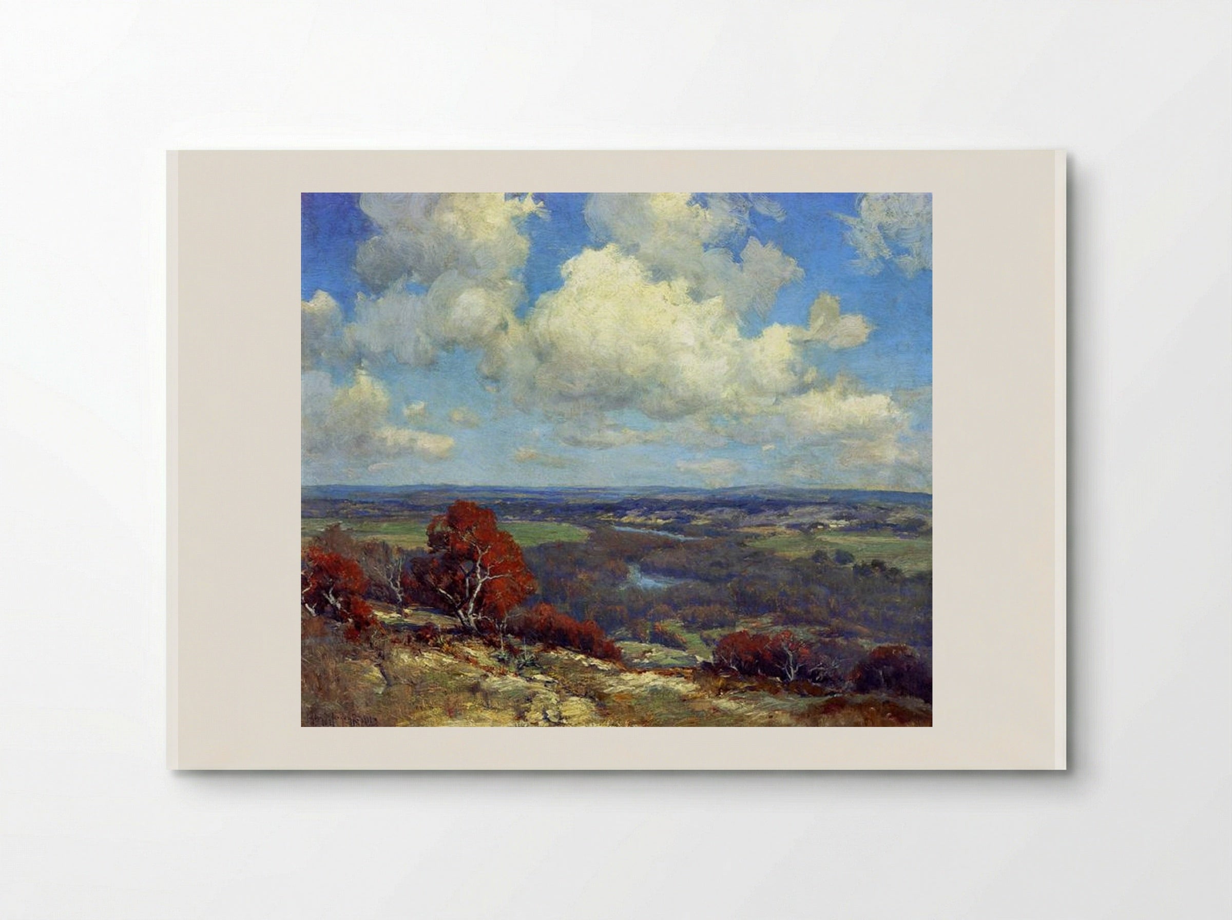 A Winter Morning on the Guadalupe River - Robert Julian Onderdonk - Poster