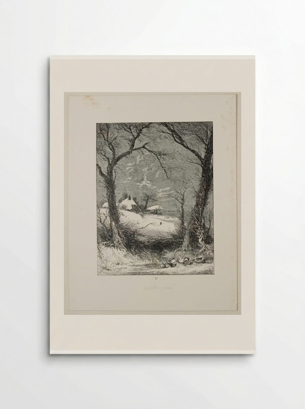A Winter Piece - Edward Dalziel - Poster