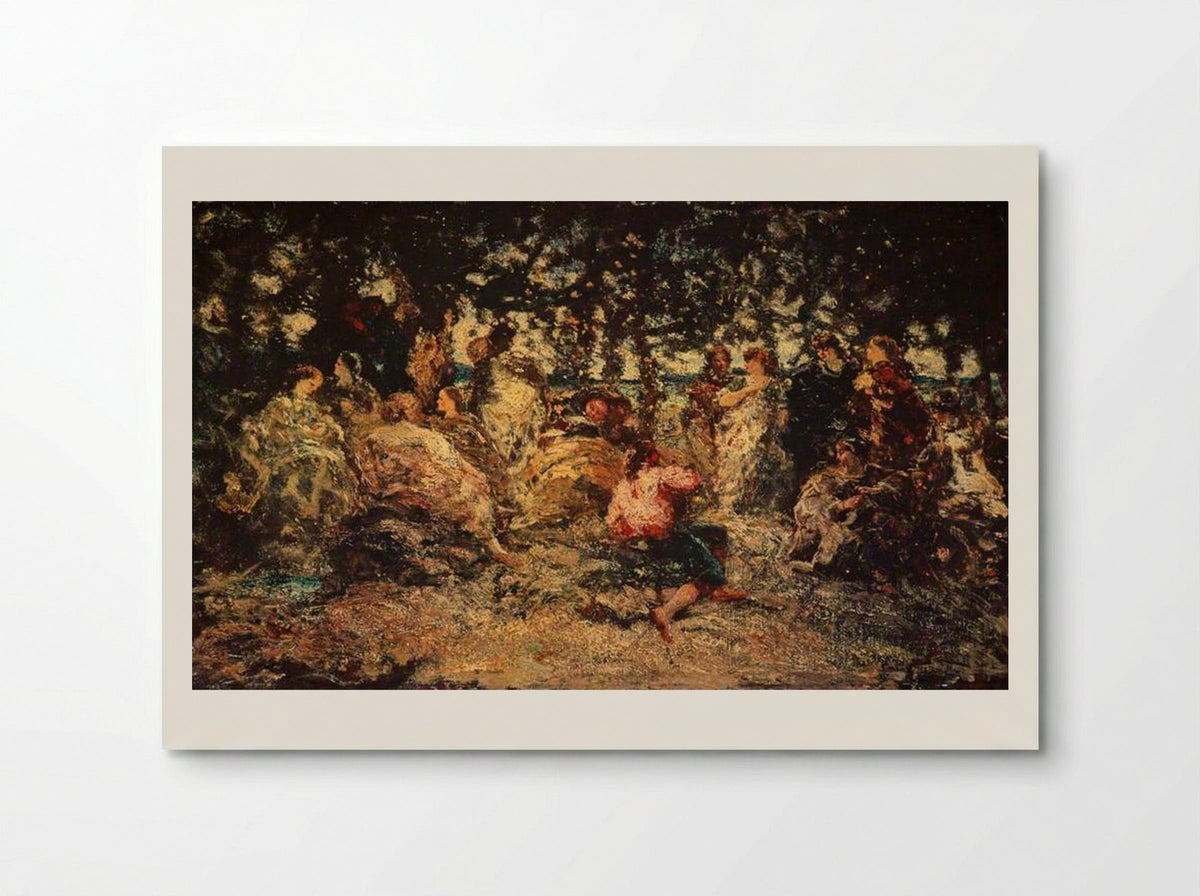 A Woodland Fête - Adolphe Monticelli - Poster