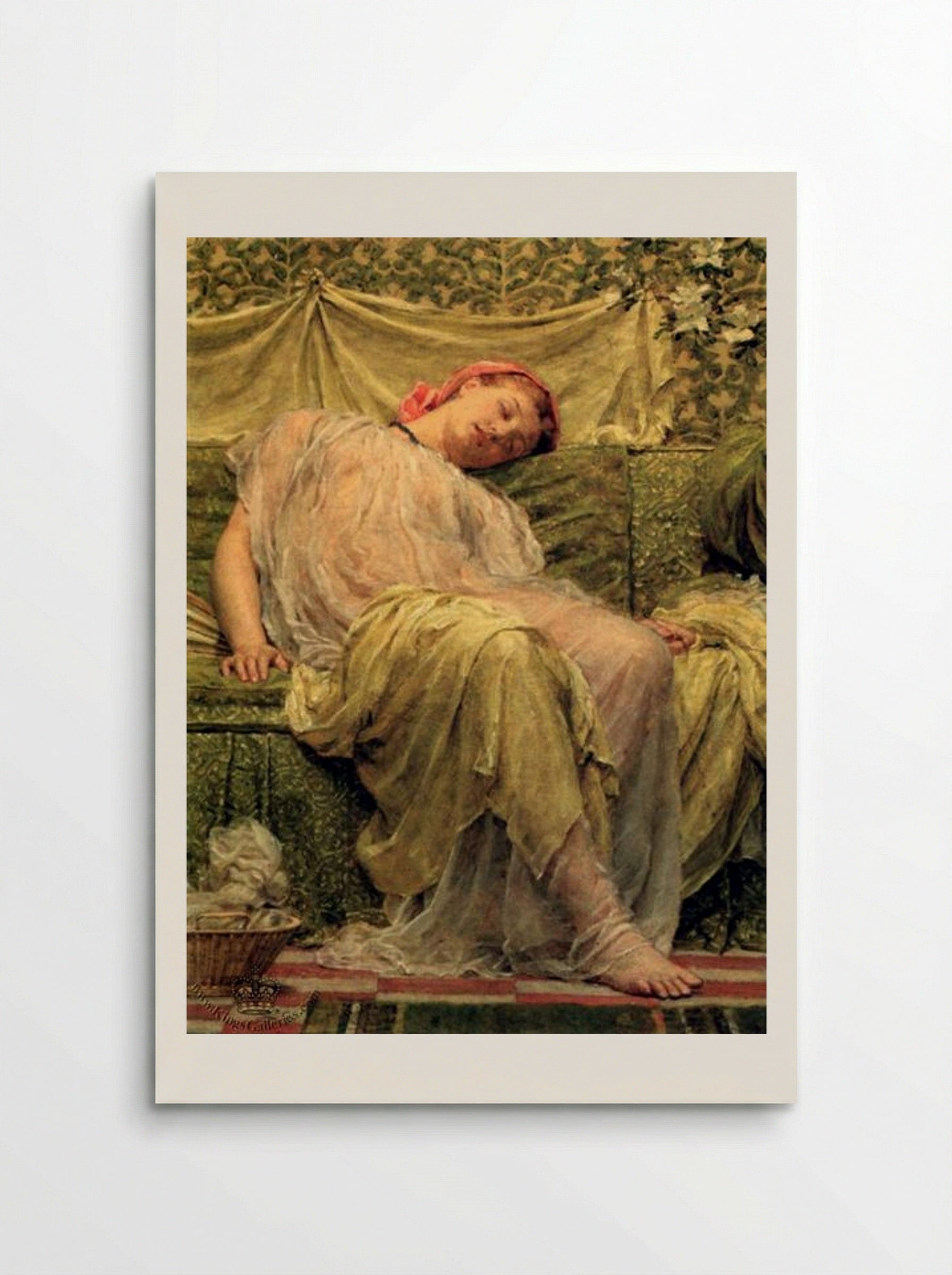 A Workbasket - Albert Joseph Moore - Poster