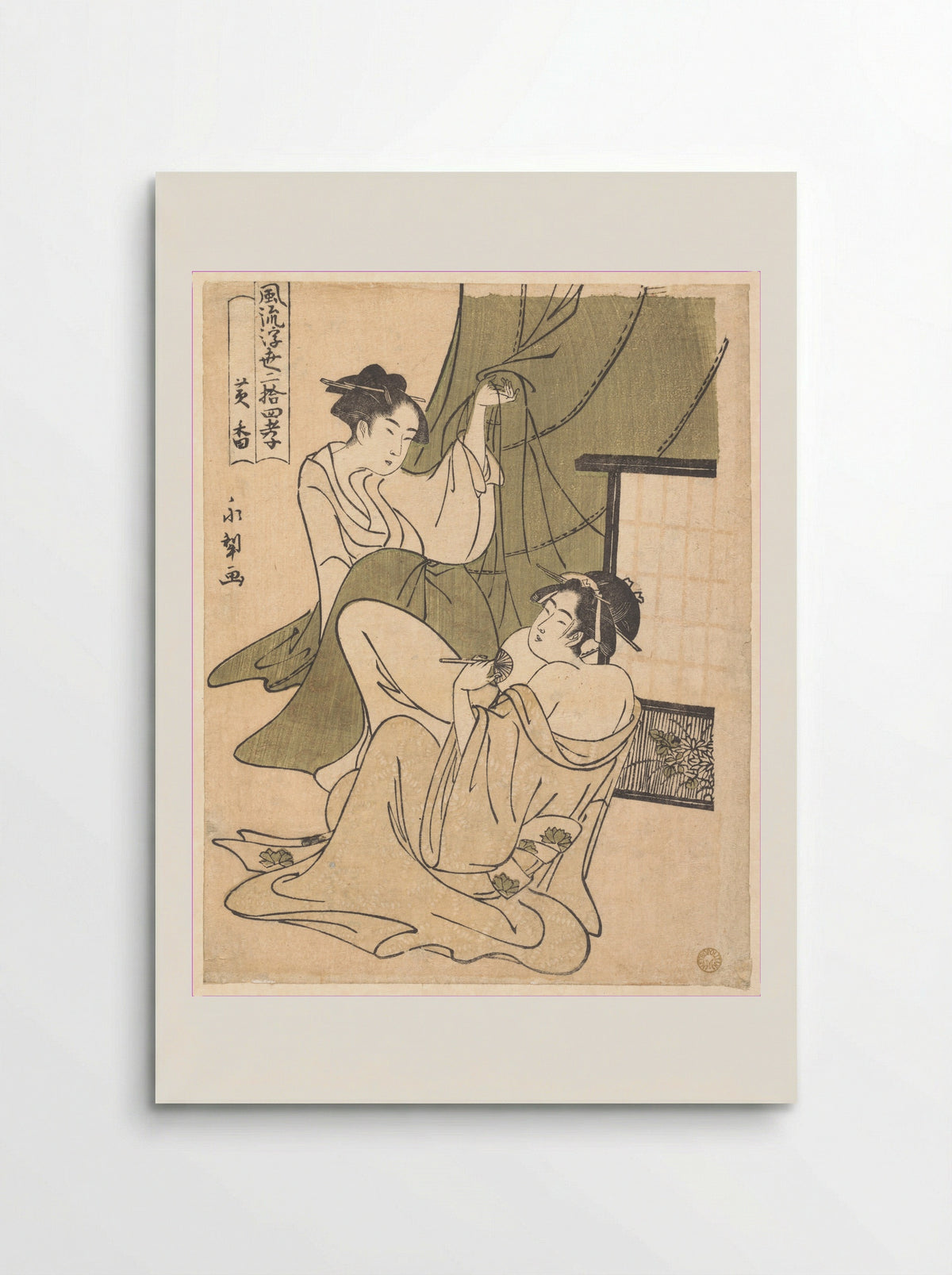 A Yoshiwara Analogue of the Story of Koko - Chōkyōsai Eiri - Poster