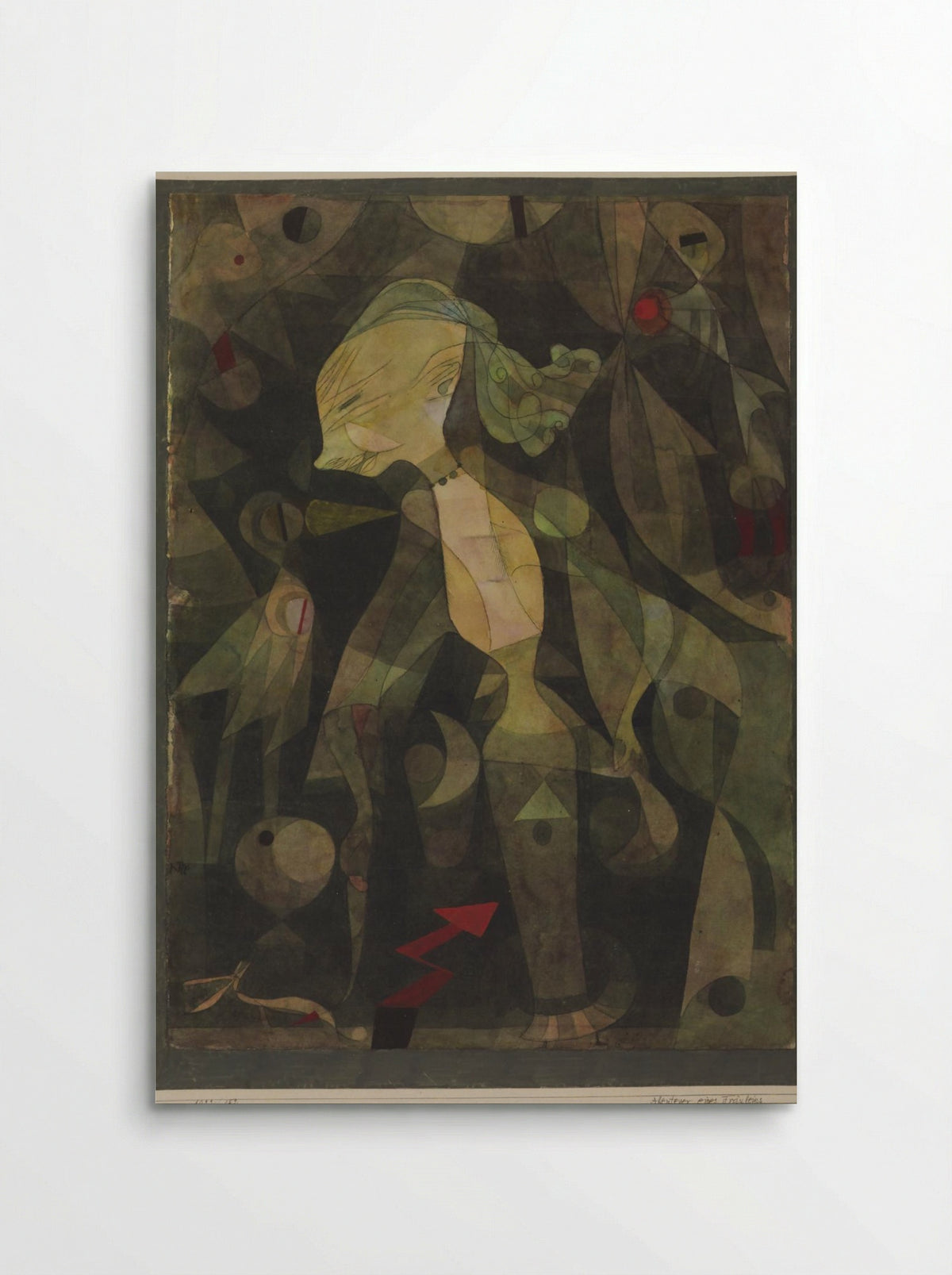 A Young Lady's Adventure - Paul Klee - Poster