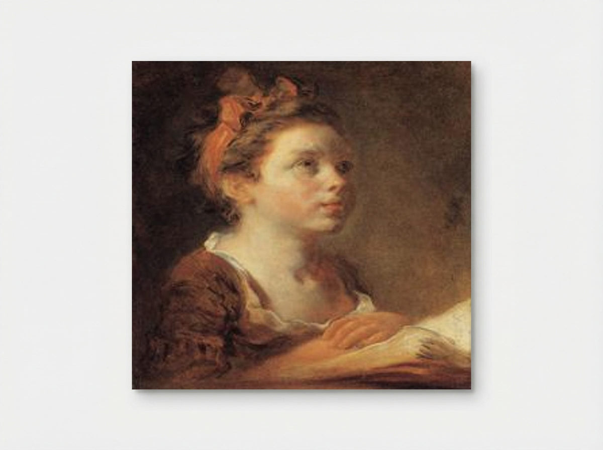 A Young Scholar - Jean-Honoré Fragonard - Poster