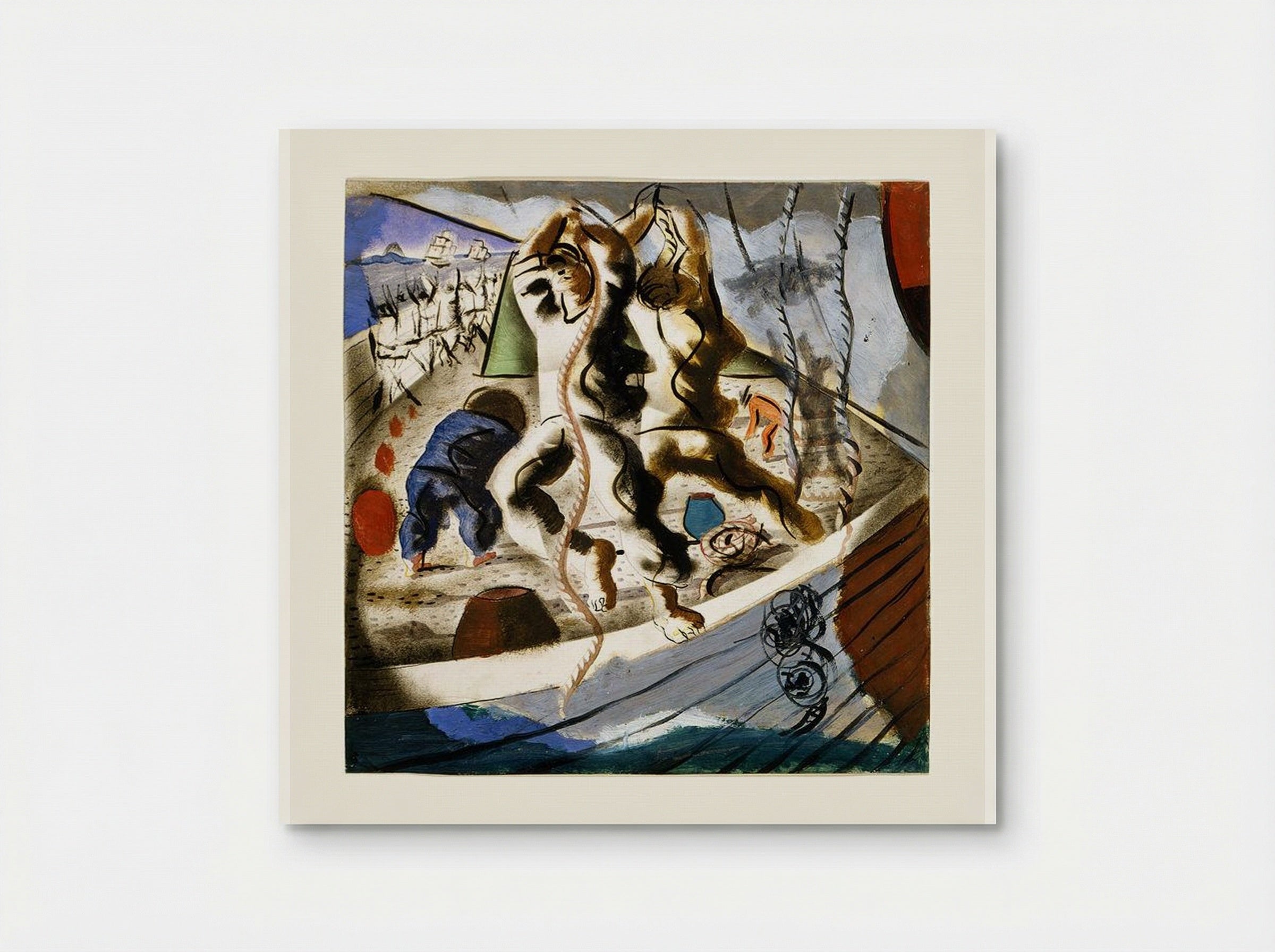 A descoberta da terra - Candido Portinari - Poster