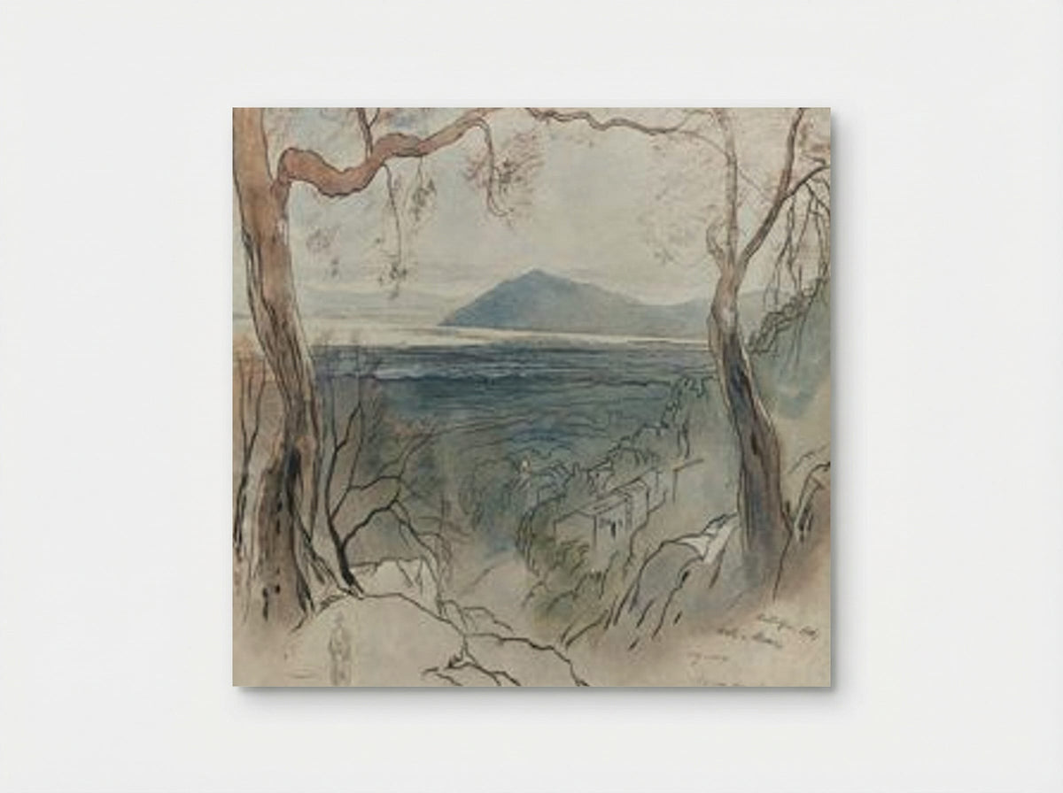 A view of Santa Maura, Levkas, Ionian Islands - Edward Lear - Poster