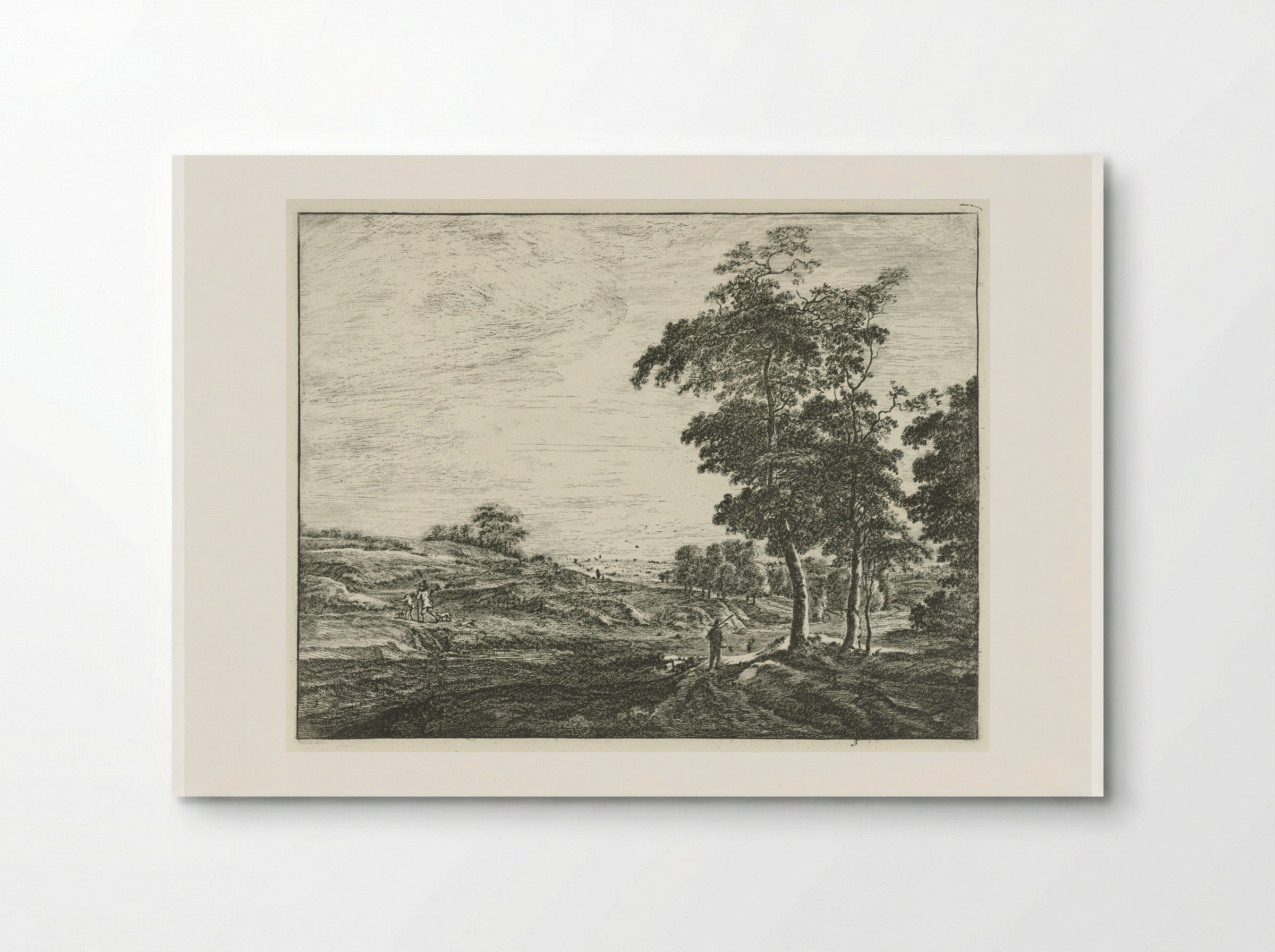 Aan de rand van het Haagse Bos - Roelant Roghman - Poster