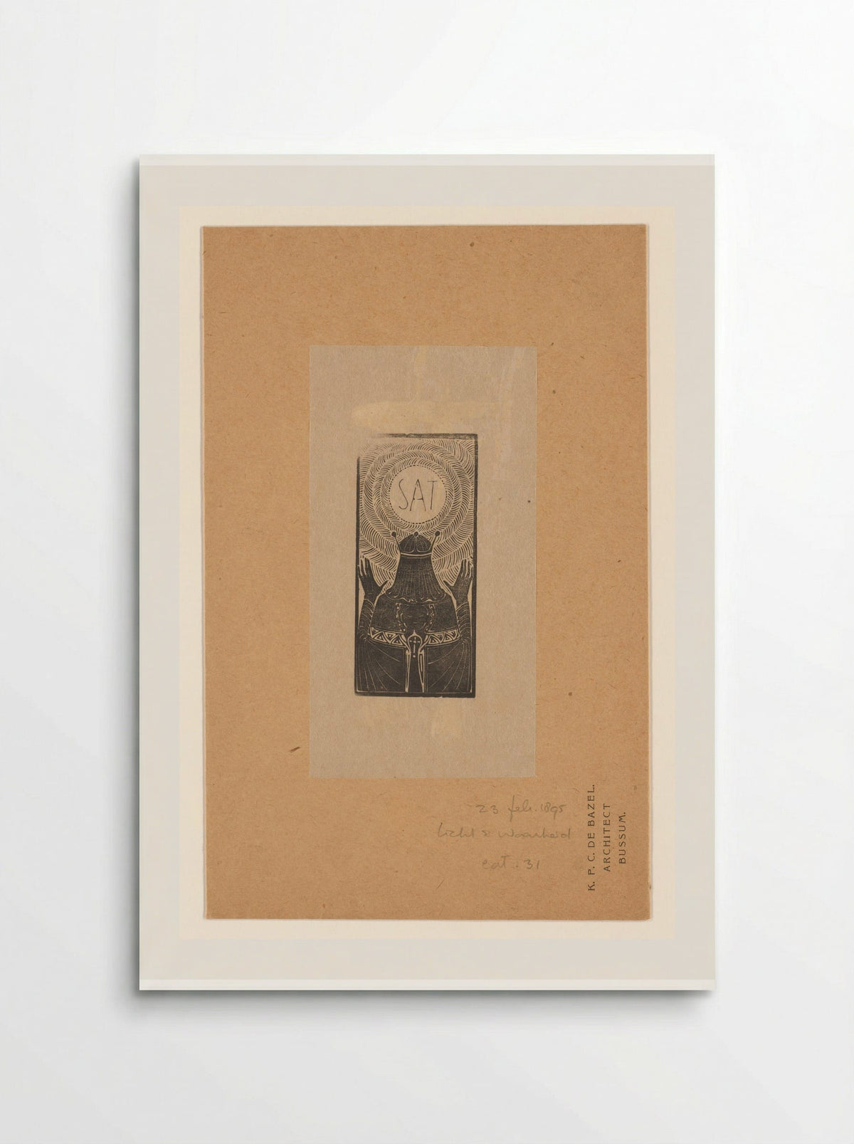 Aan de zon - Karel Petrus Cornelis de Bazel - Poster