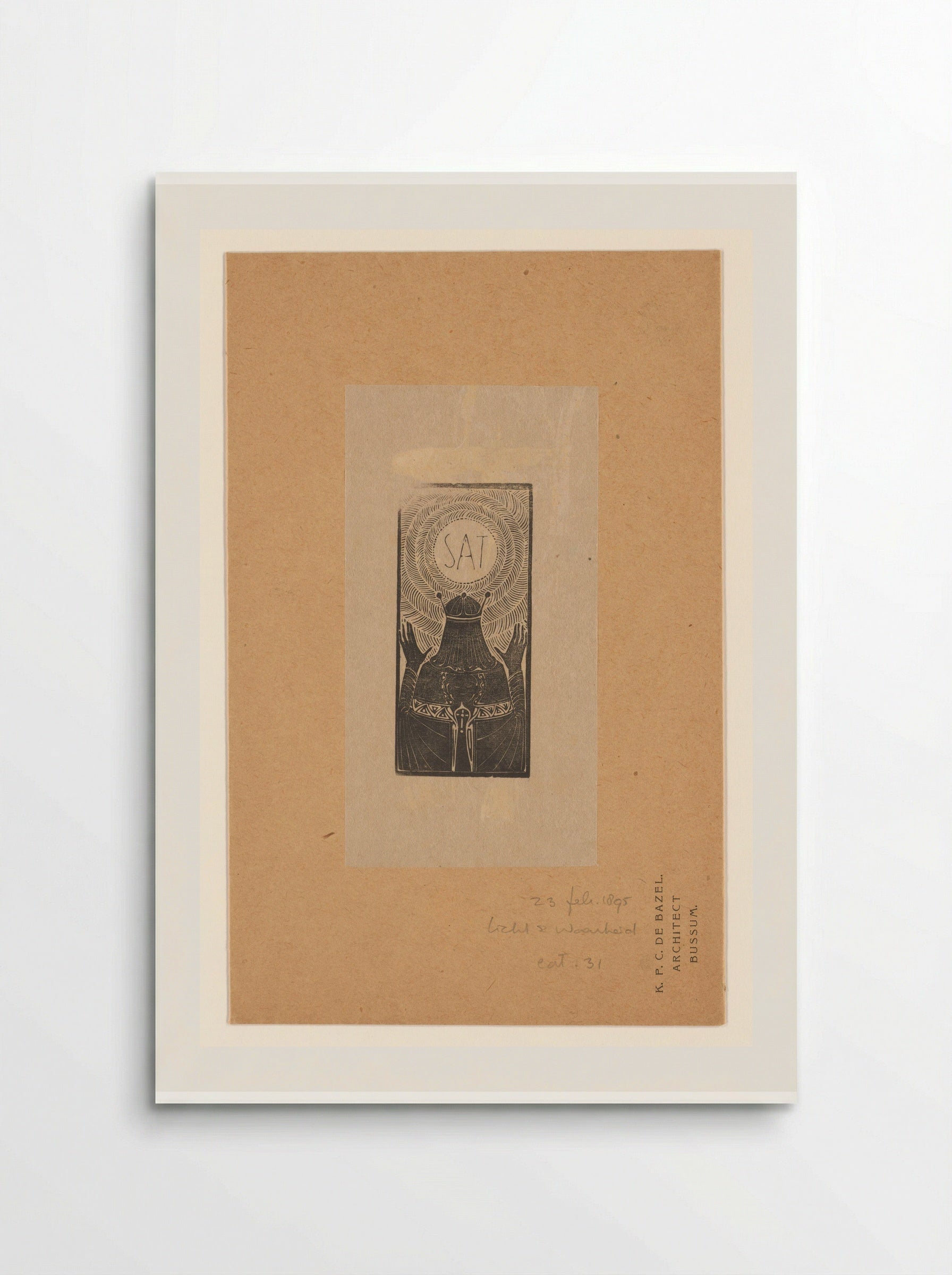 Aan de zon - Karel Petrus Cornelis de Bazel - Poster