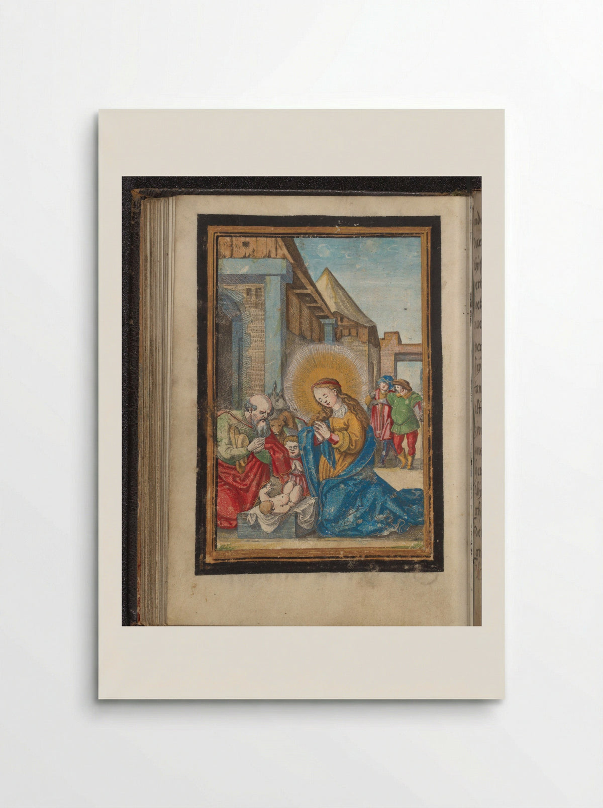 Aanbidding door Jozef en Maria - Frans Crabbe van Espleghem - Poster