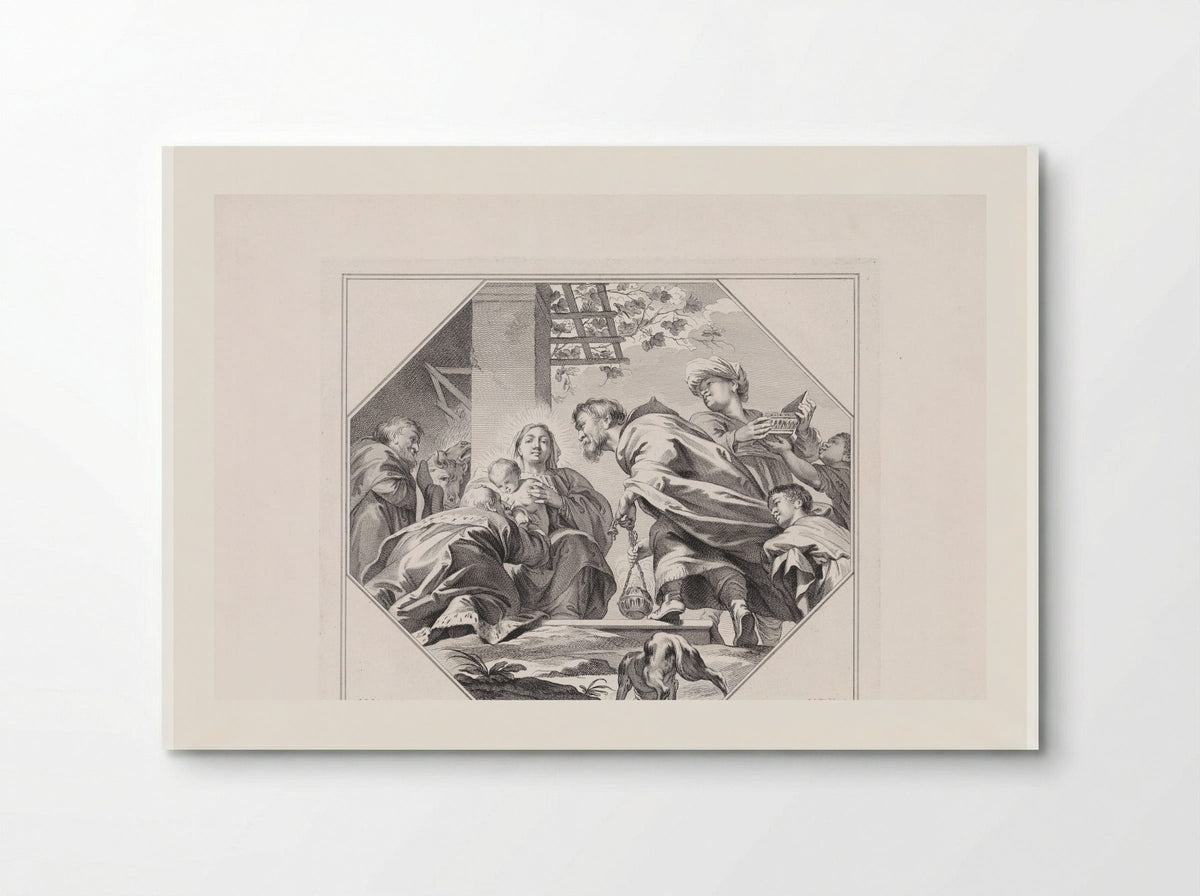 Aanbidding door de koningen - Jan Punt - Poster