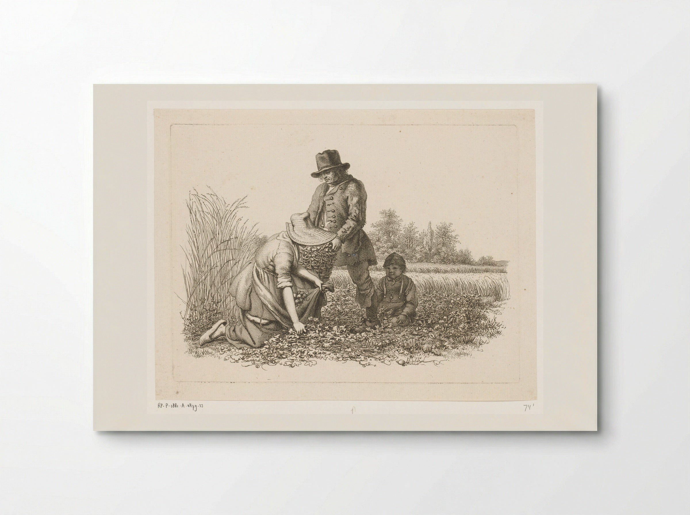 Aardappelrooiers - Jacob Ernst Marcus - Poster