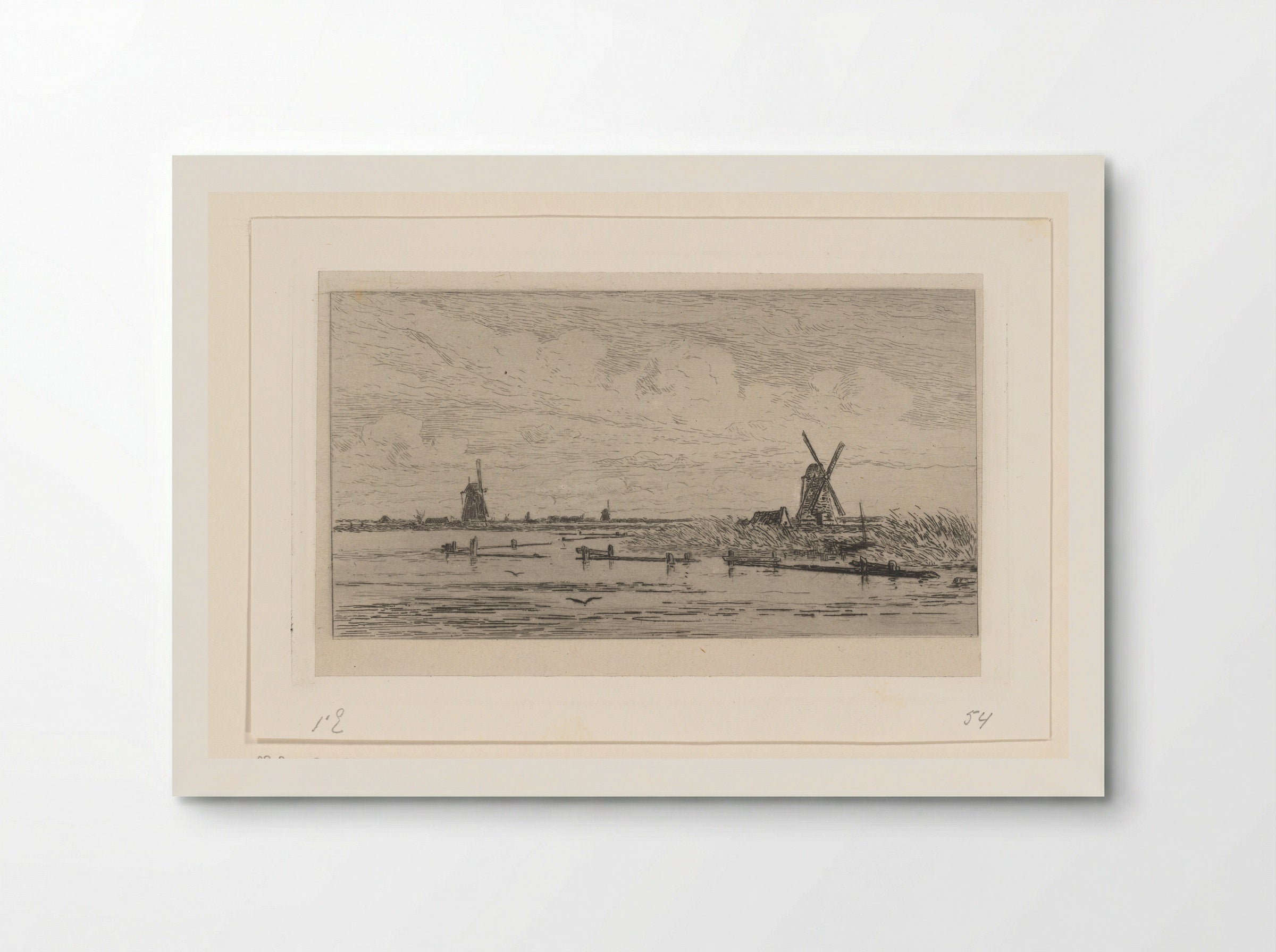 Abcoudermeer - Carel Nicolaas Storm van 's-Gravesande - Poster