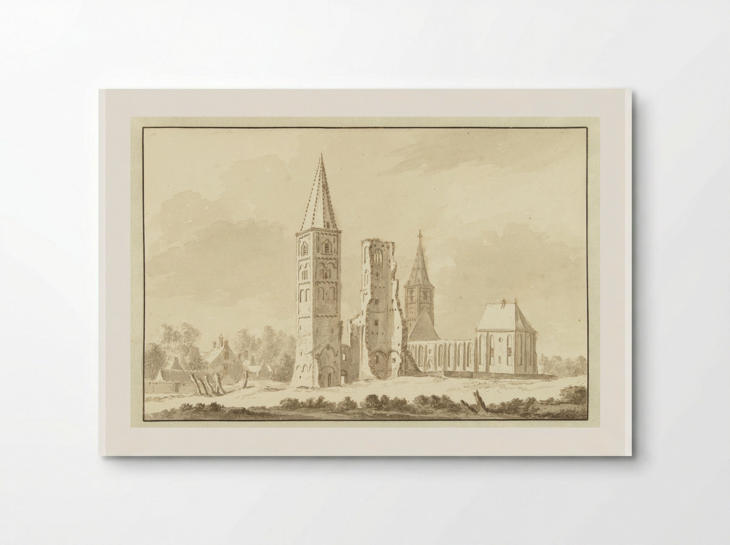 Abdij van Egmond - Abraham Rademaker - Poster