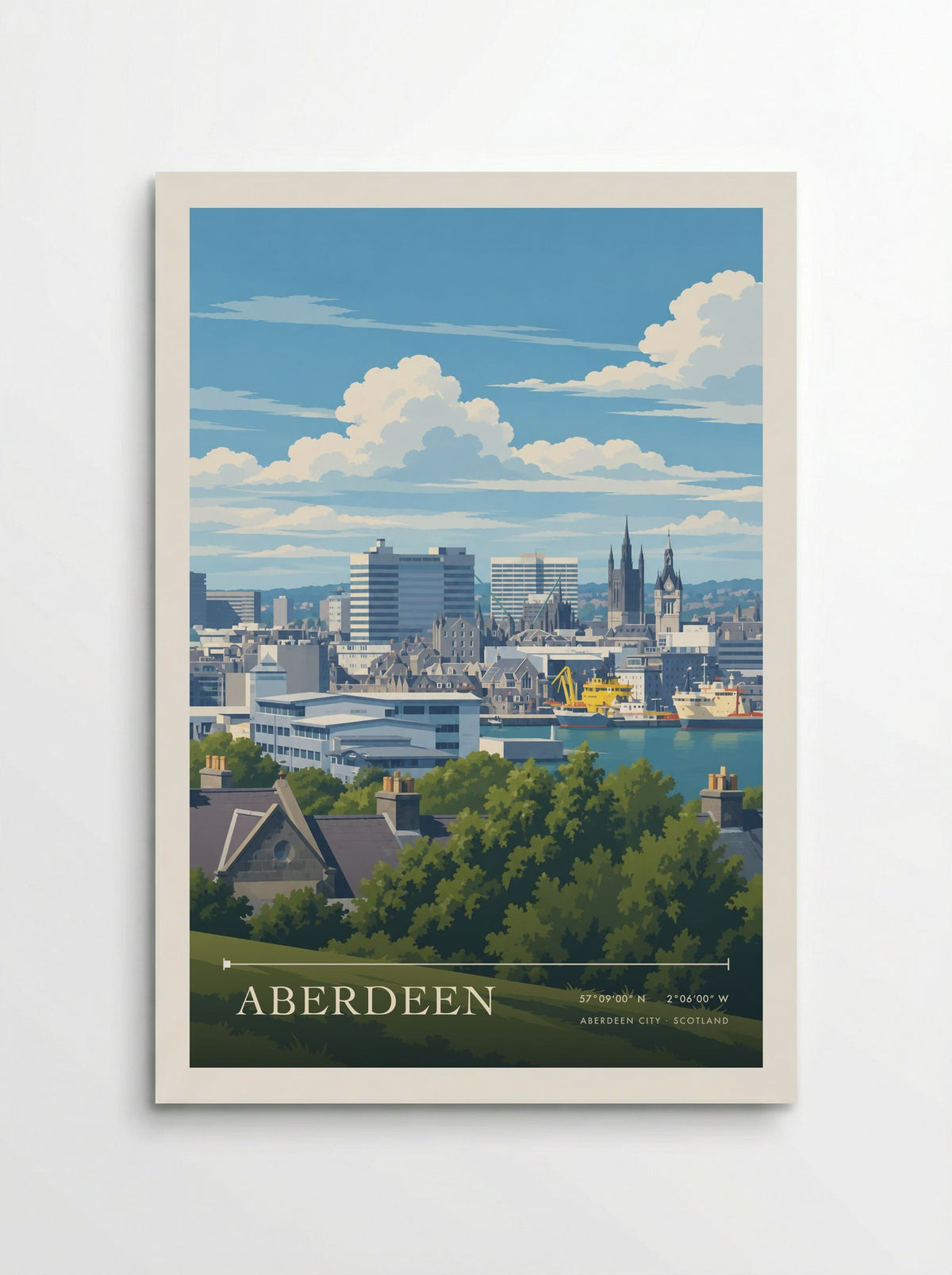 Aberdeen, Aberdeen City | Travel Poster - Poster