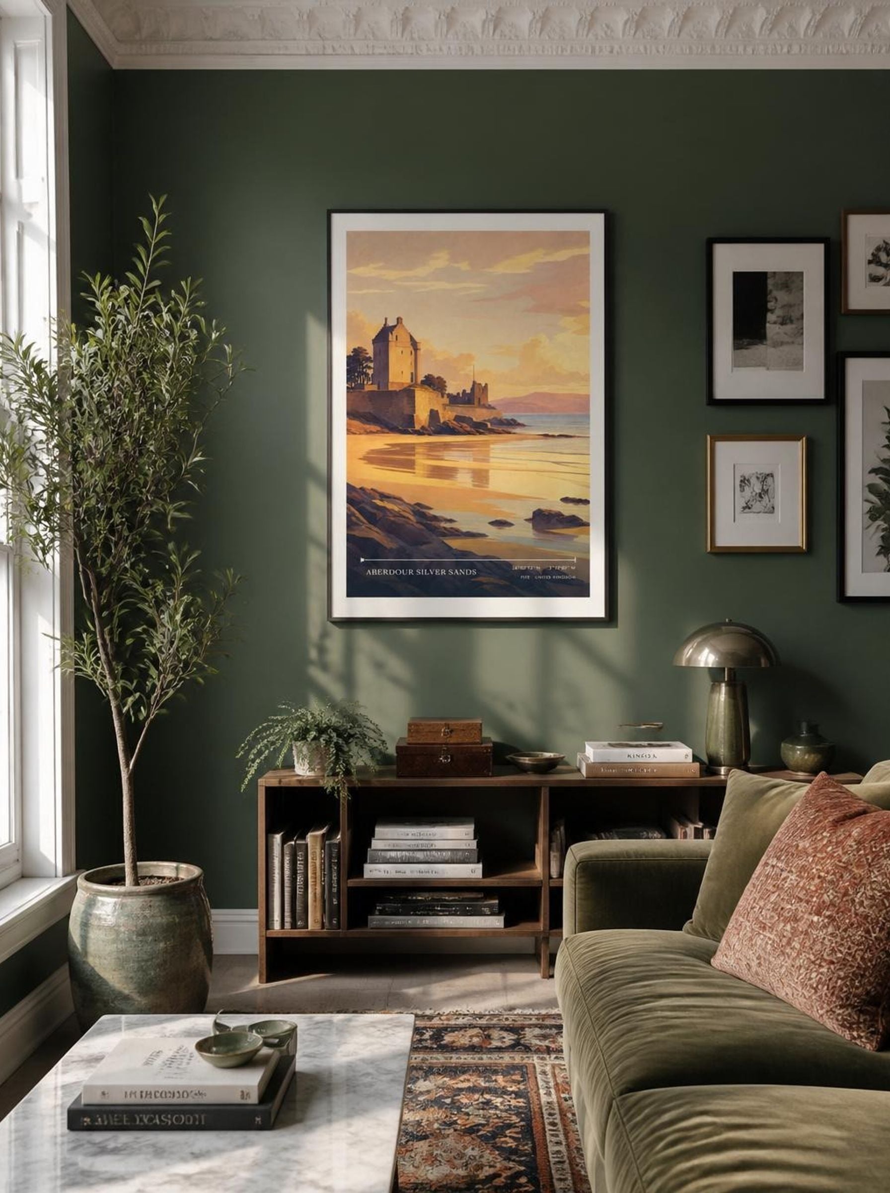 Aberdour Silver Sands Fife United Kingdom Travel Poster - Lifestyle