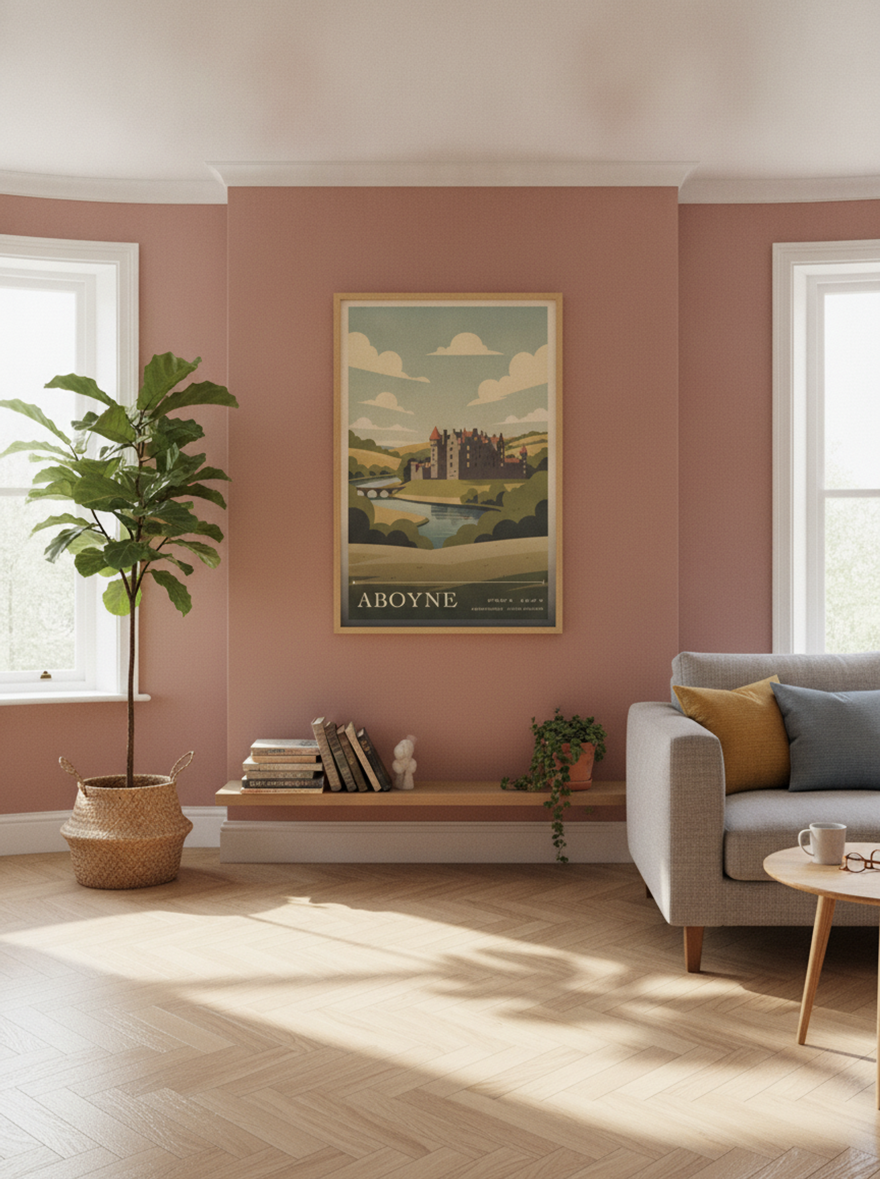 Aboyne Aberdeenshire United Kingdom Travel Poster - Lifestyle