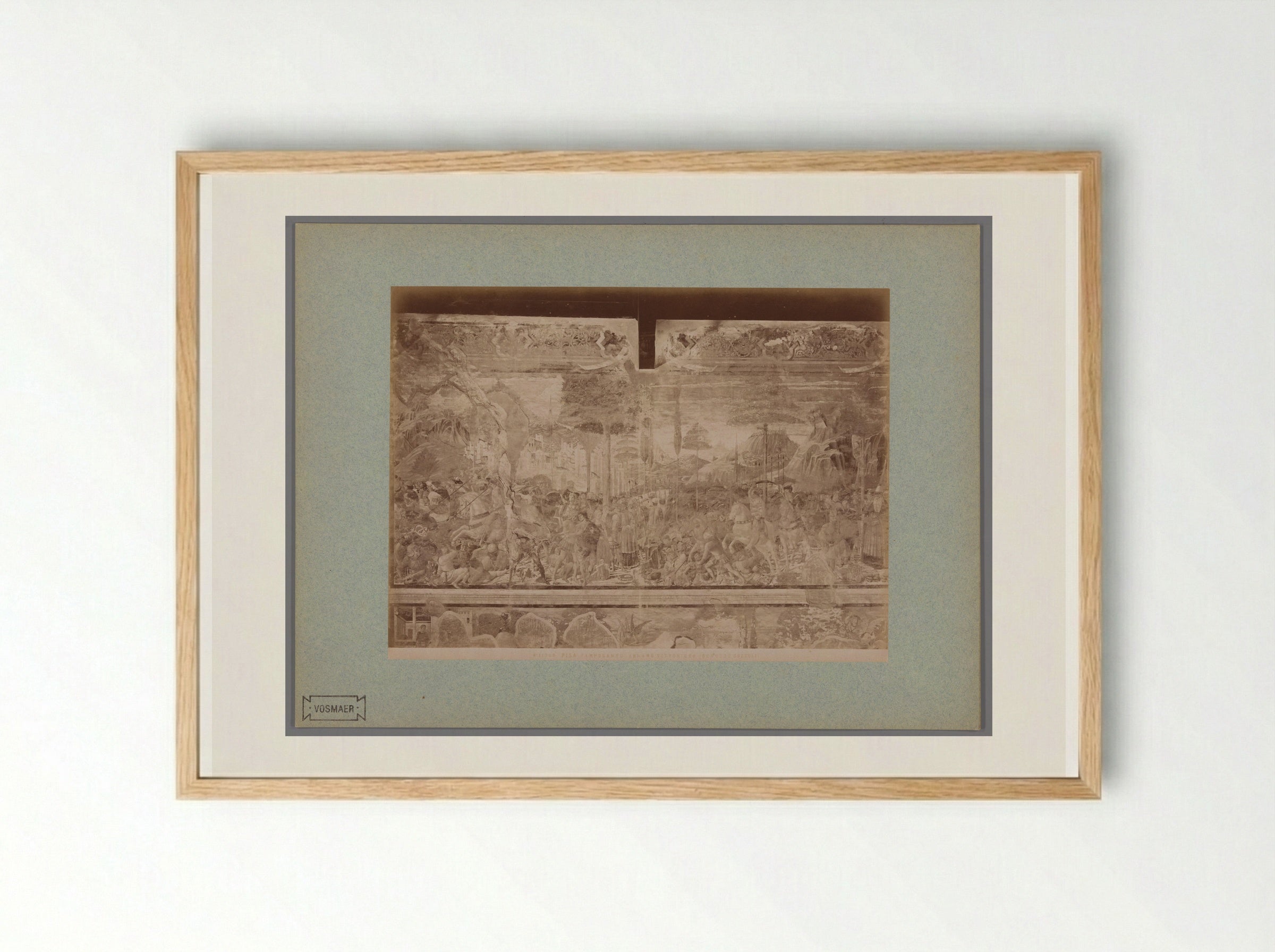 Abraham Victorious (After Benozzo Gozzoli) - Fratelli Alinari - Framed Print Wood