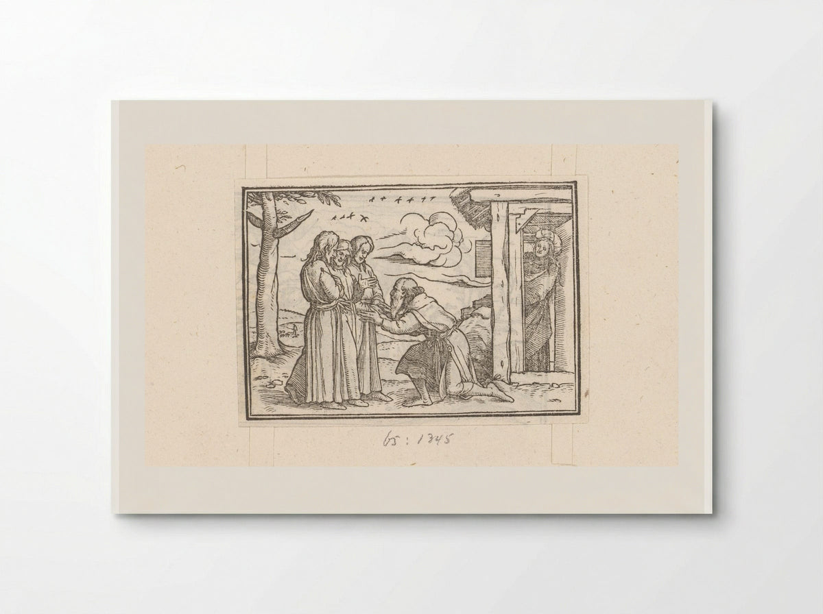 Abraham and the Three Angels - Veit Rudolf Specklin - Poster