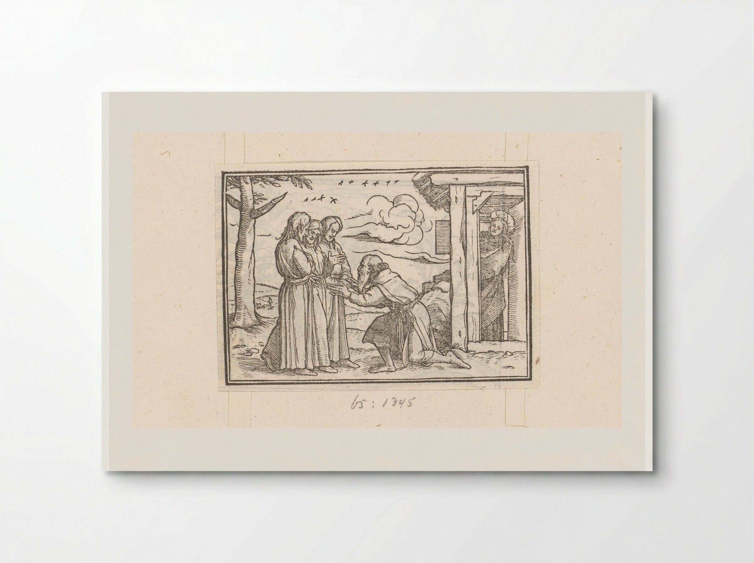 Abraham and the Three Angels - Veit Rudolf Specklin - Poster