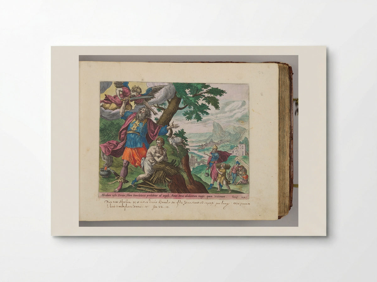 Abraham's Sacrifice of Isaac - Adriaen Collaert - Poster